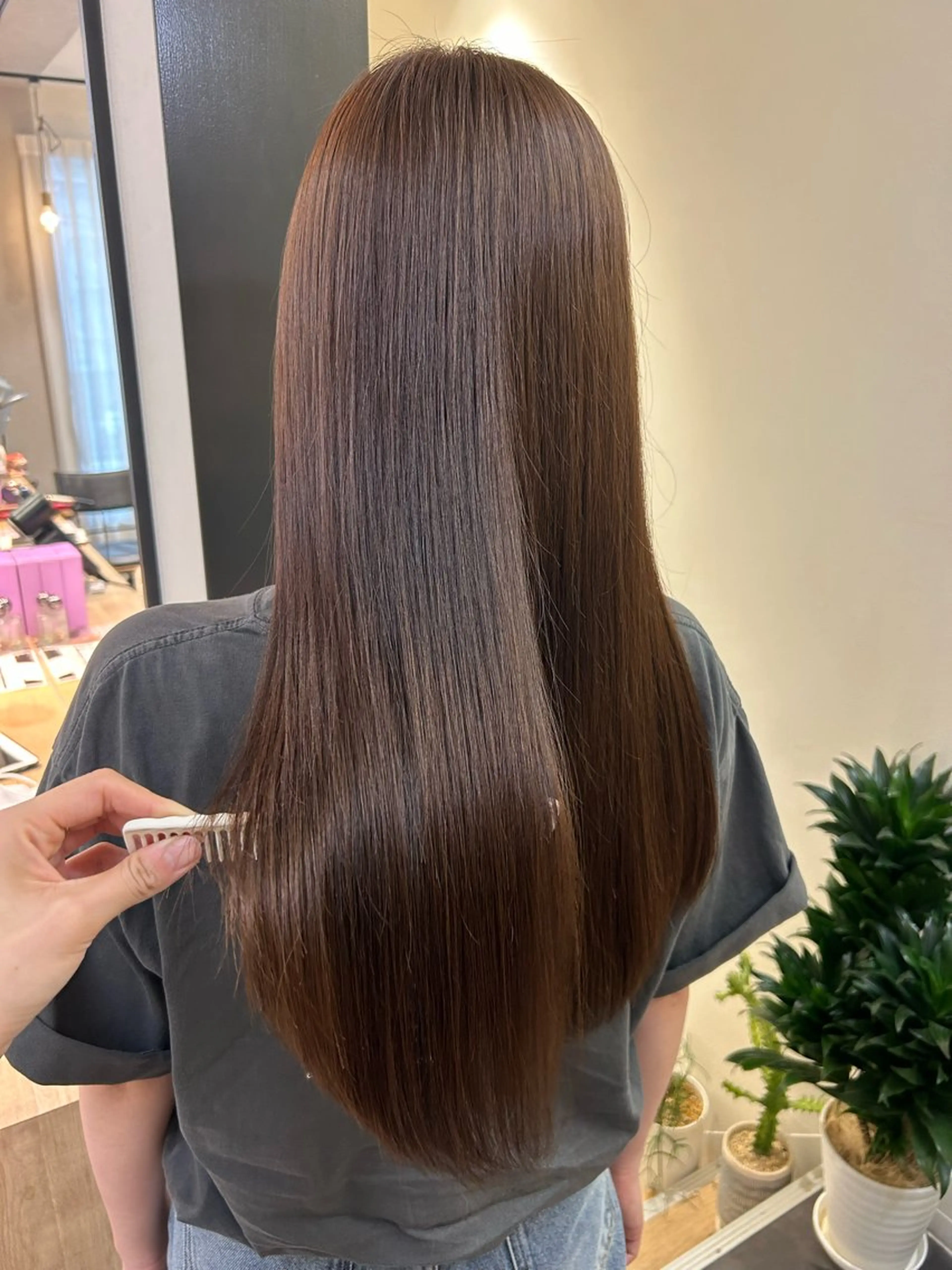 ロング カラー ベージュカラー ラベンダーカラー ラベンダーベージュ hub hair レイヤー/透明感のヘアスタイル