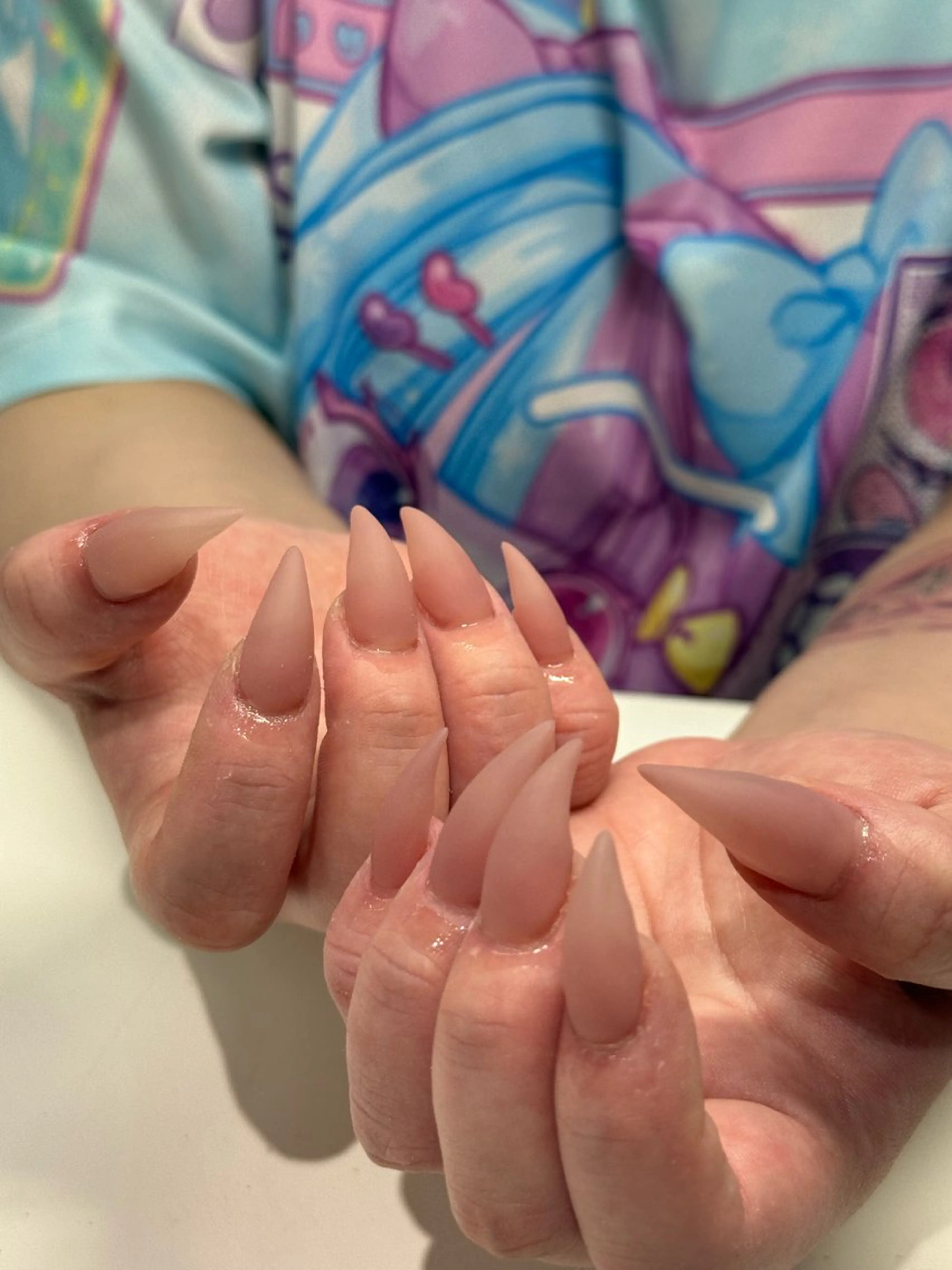 ネイル マットネイル ハンドネイル WOLTOKYO渋谷 yunaのネイルデザイン