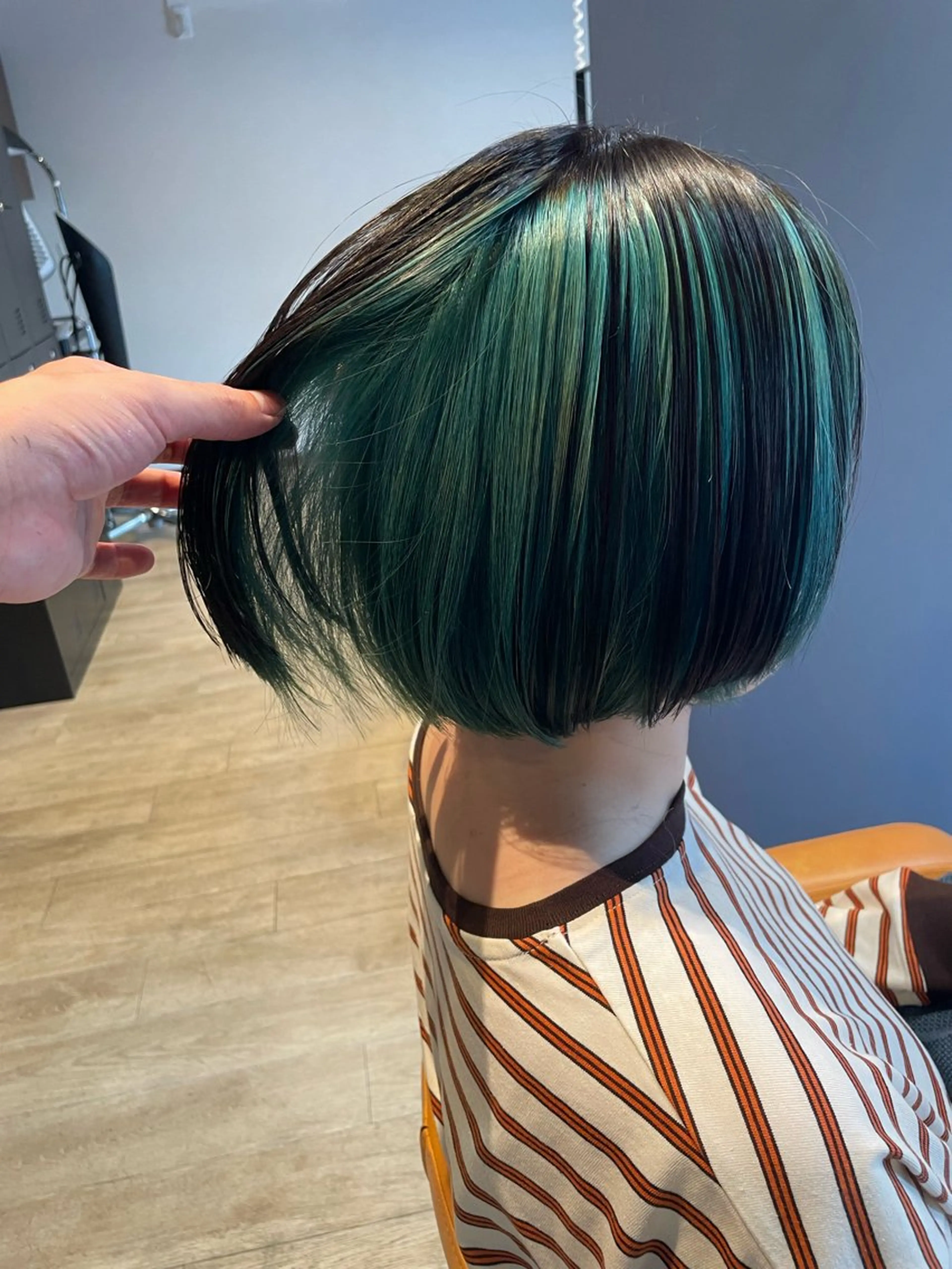 ショート カラー ダブルカラー ヘアカラー トリートメント 髪質改善/ブリーチ 田代 龍我のヘアスタイル