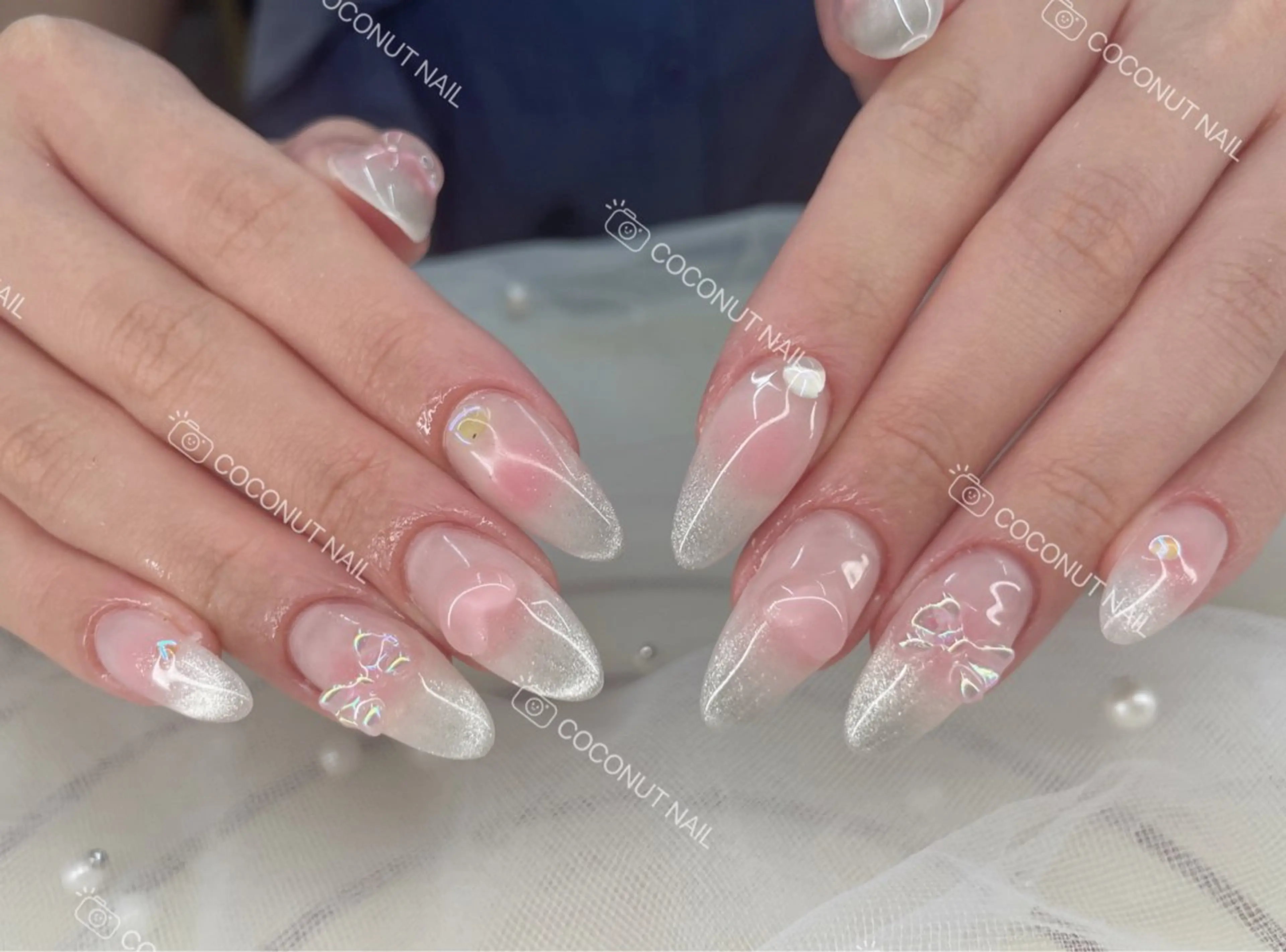 ネイル ハンドネイル 神田 ココナッツのネイルデザイン