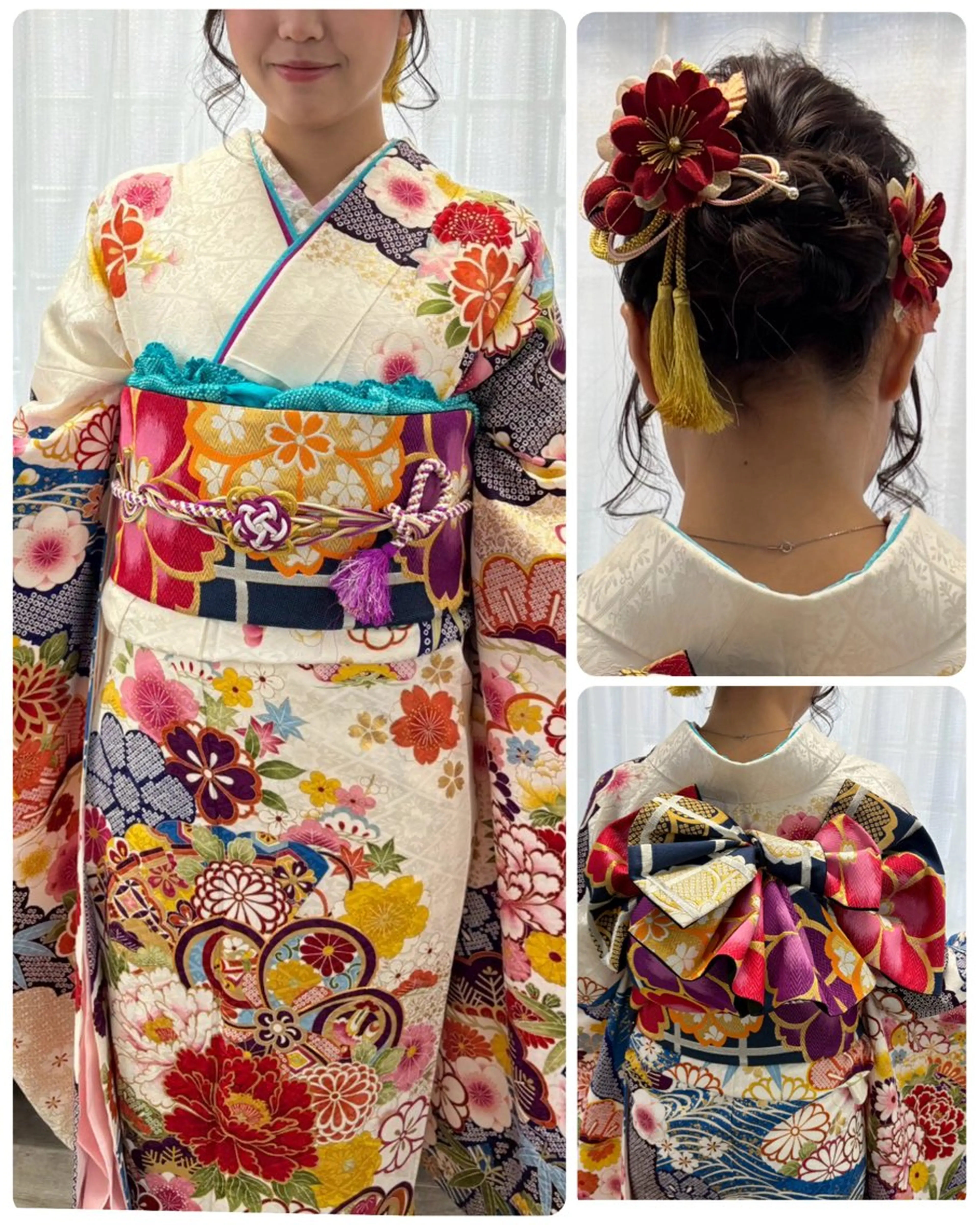 ヘアアレンジ 成人式 結婚式・ブライダル 入学式 卒業式のヘアスタイル 着付け ラムーン アイラッシュ&ヘアメのエステ・リラクイメージ