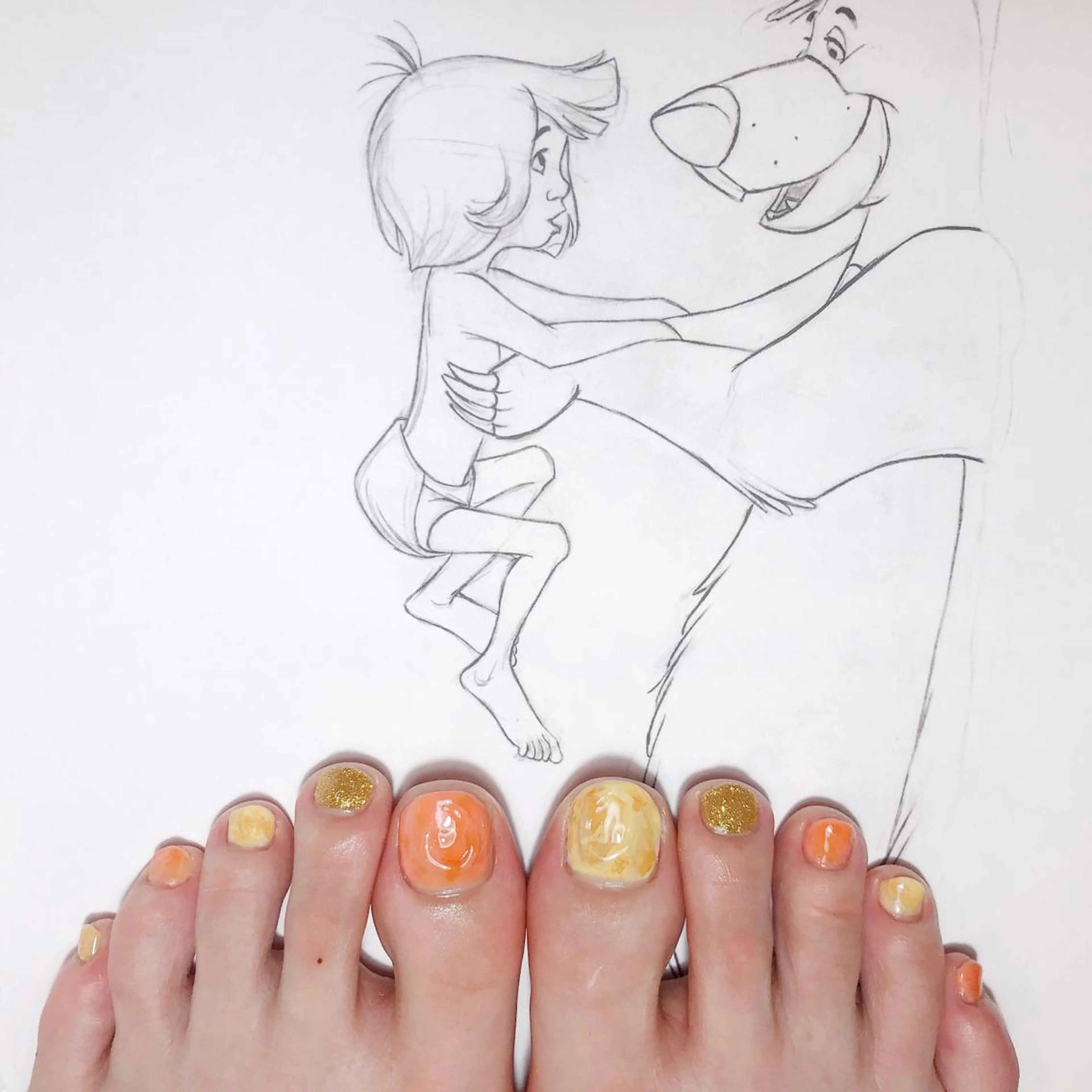 ネイル フットネイル ニュアンスネイル owlnail /持込みデザイン専門のネイルデザイン