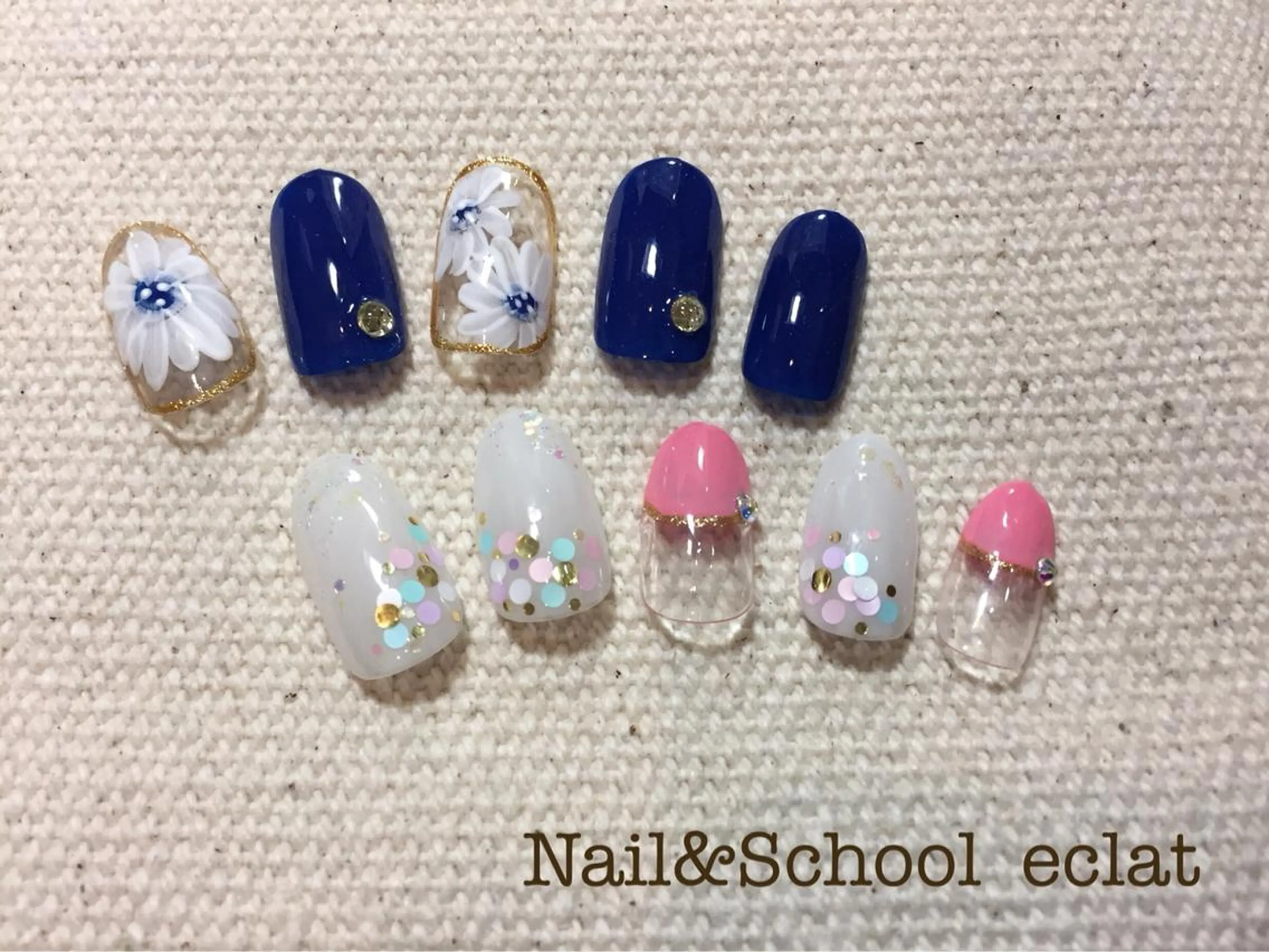 ネイル センター南 eclatのネイルデザイン