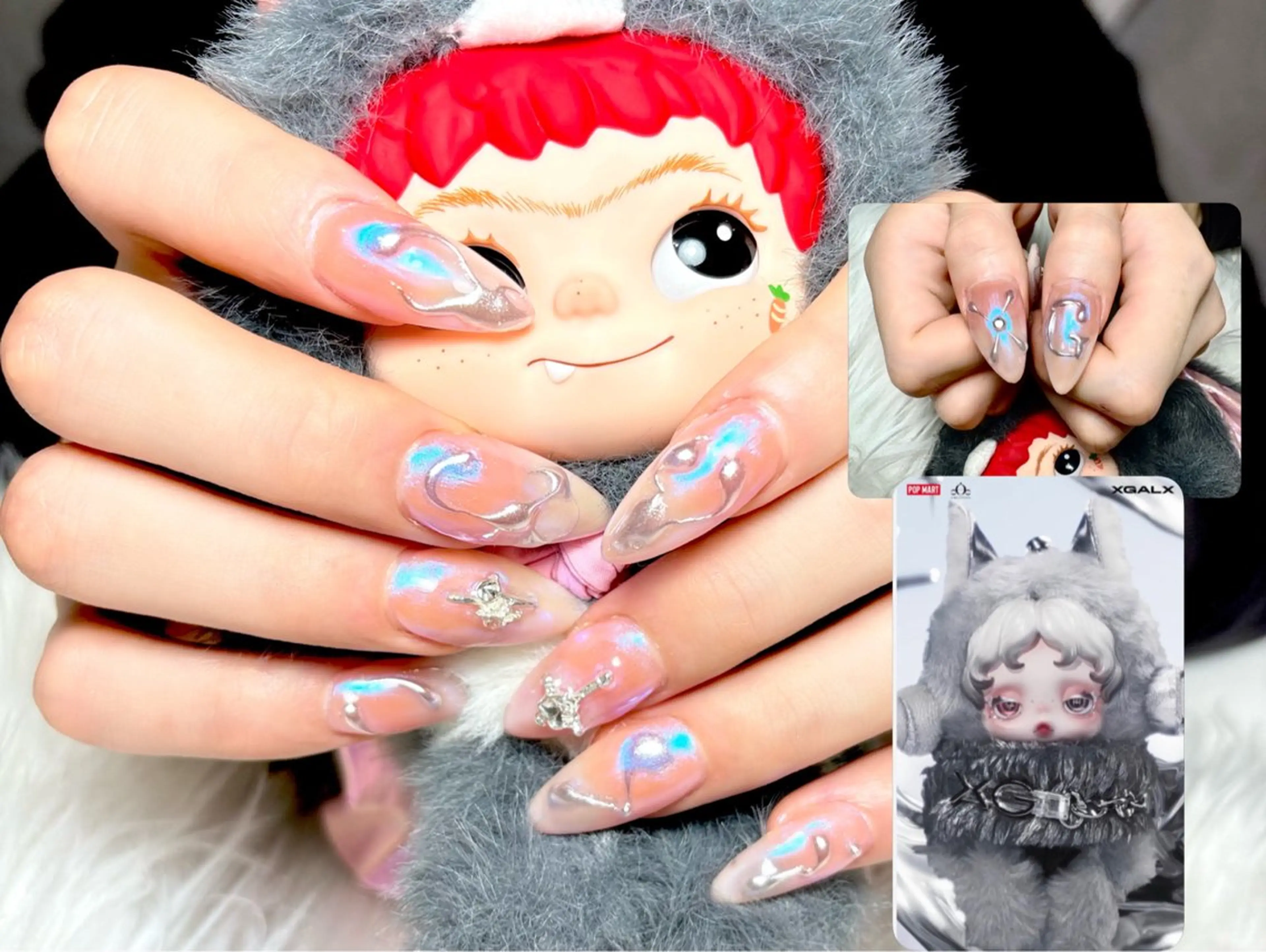 ネイル ミラーネイル ハンドネイル Hi beauty 渋谷のネイルデザイン