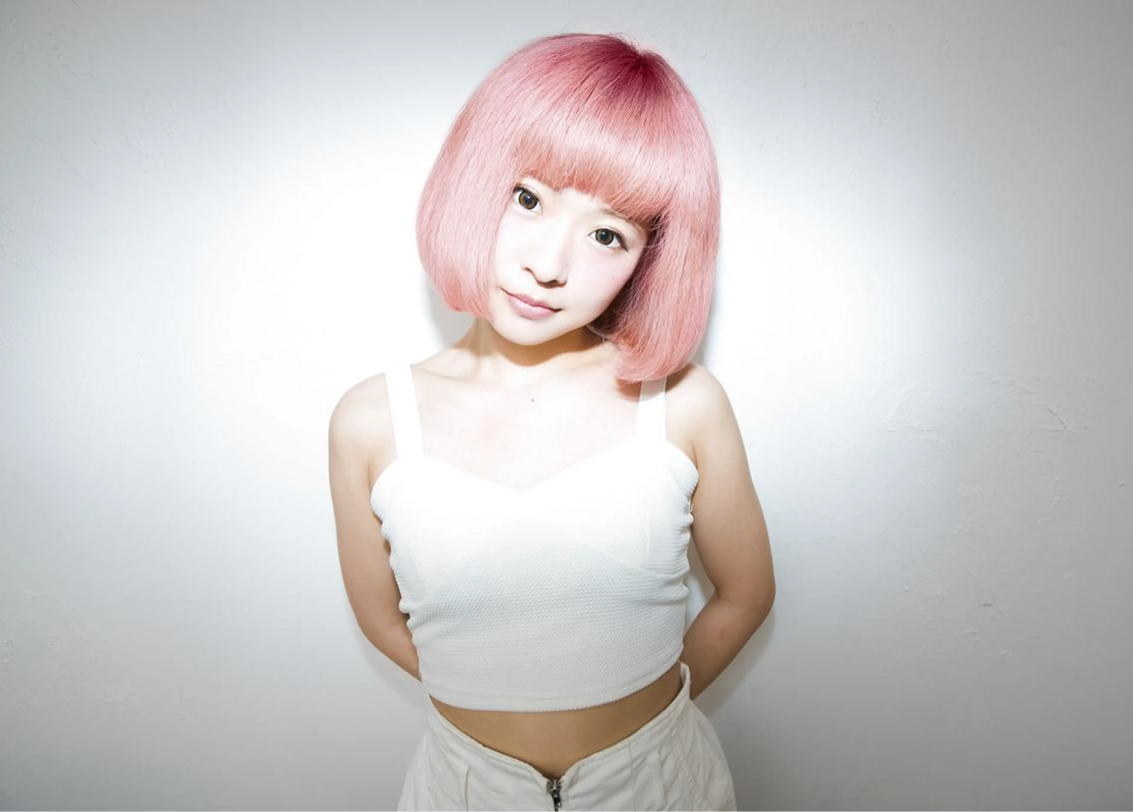 ショート ミディアム カラー ピンクカラー ボブ エクステリピート率 No.1 菊池　悠介のヘアスタイル