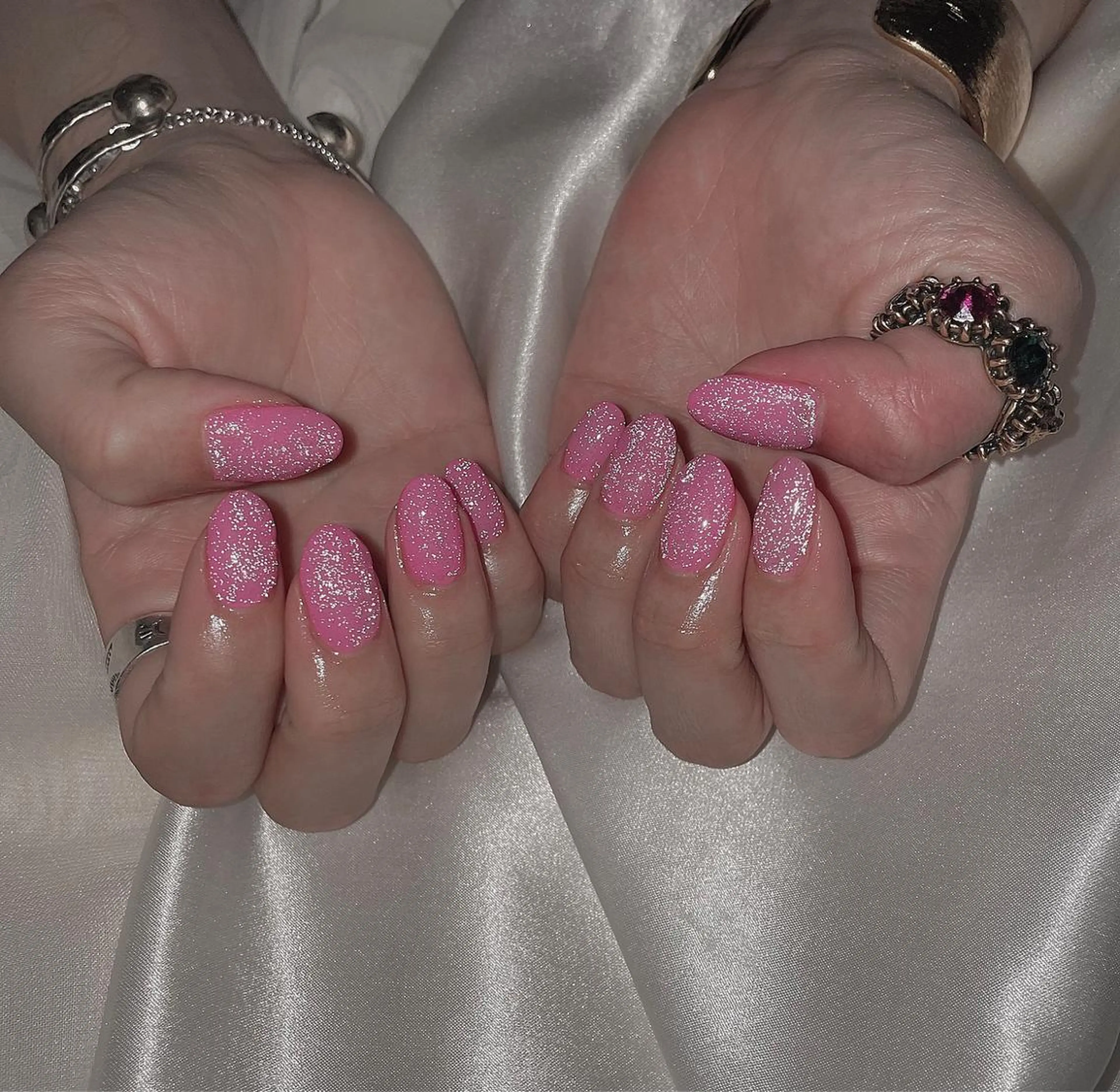 カラー ネイル フラッシュネイル ジェルネイル 𓂃🦢Aurora Swan🌙𓂃のネイルデザイン