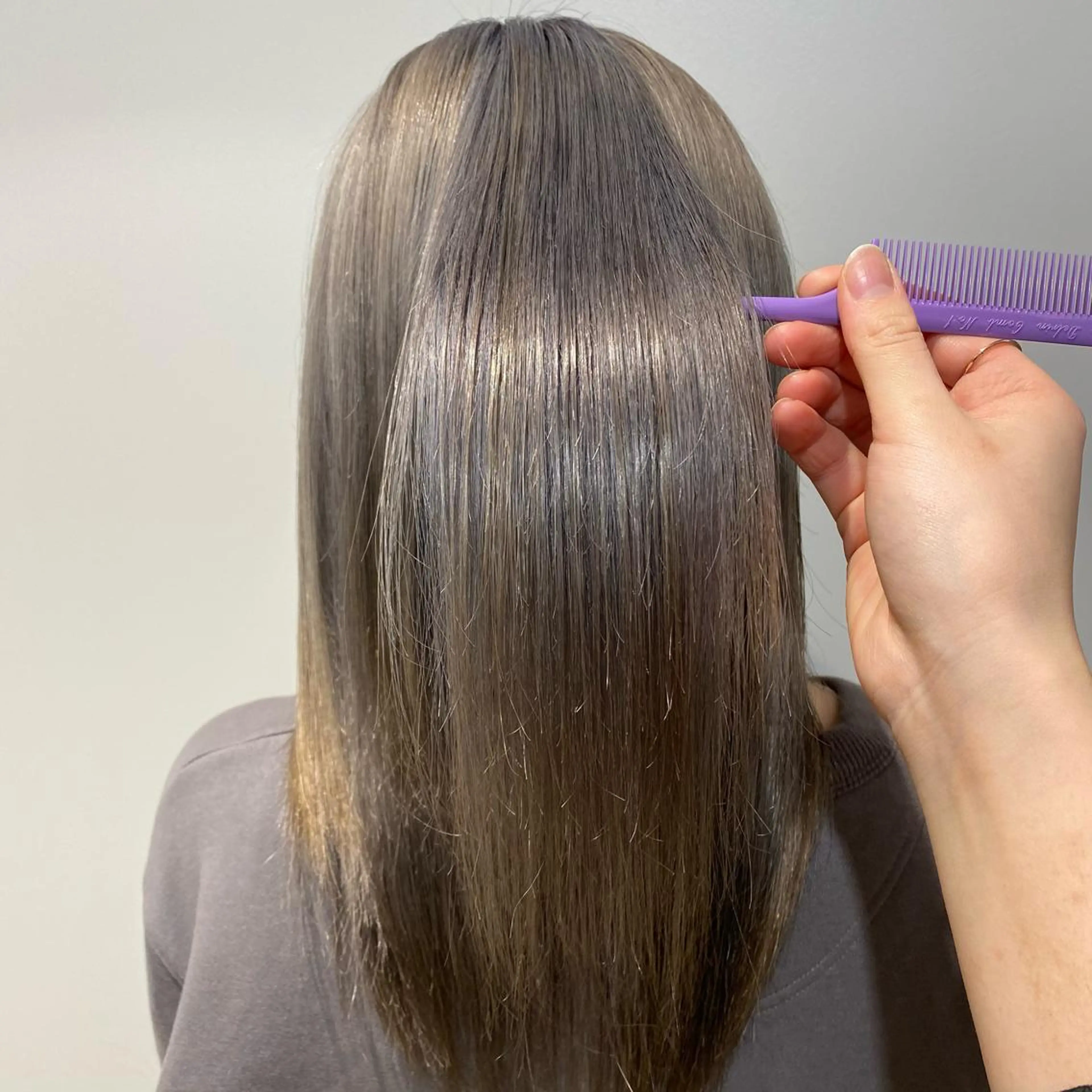 セミロング 渋谷韓国レイヤー /SAYAKA🩶ᩚのヘアスタイル