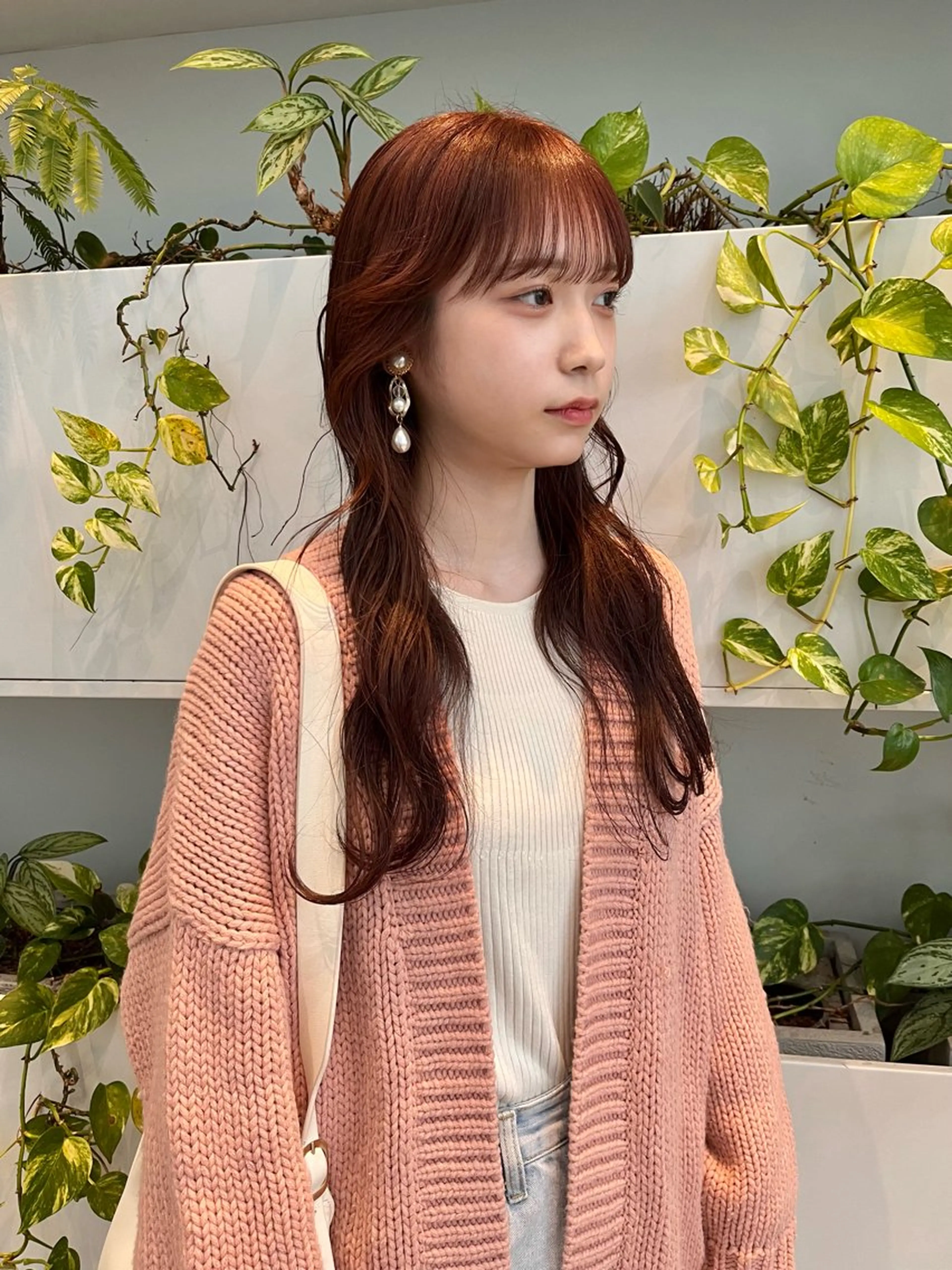 ロング カラー ブラウンカラー ピンクカラー ピンクブラウン くさかみさき🌼暖色 /耳つぼ/オタク🌼のヘアスタイル