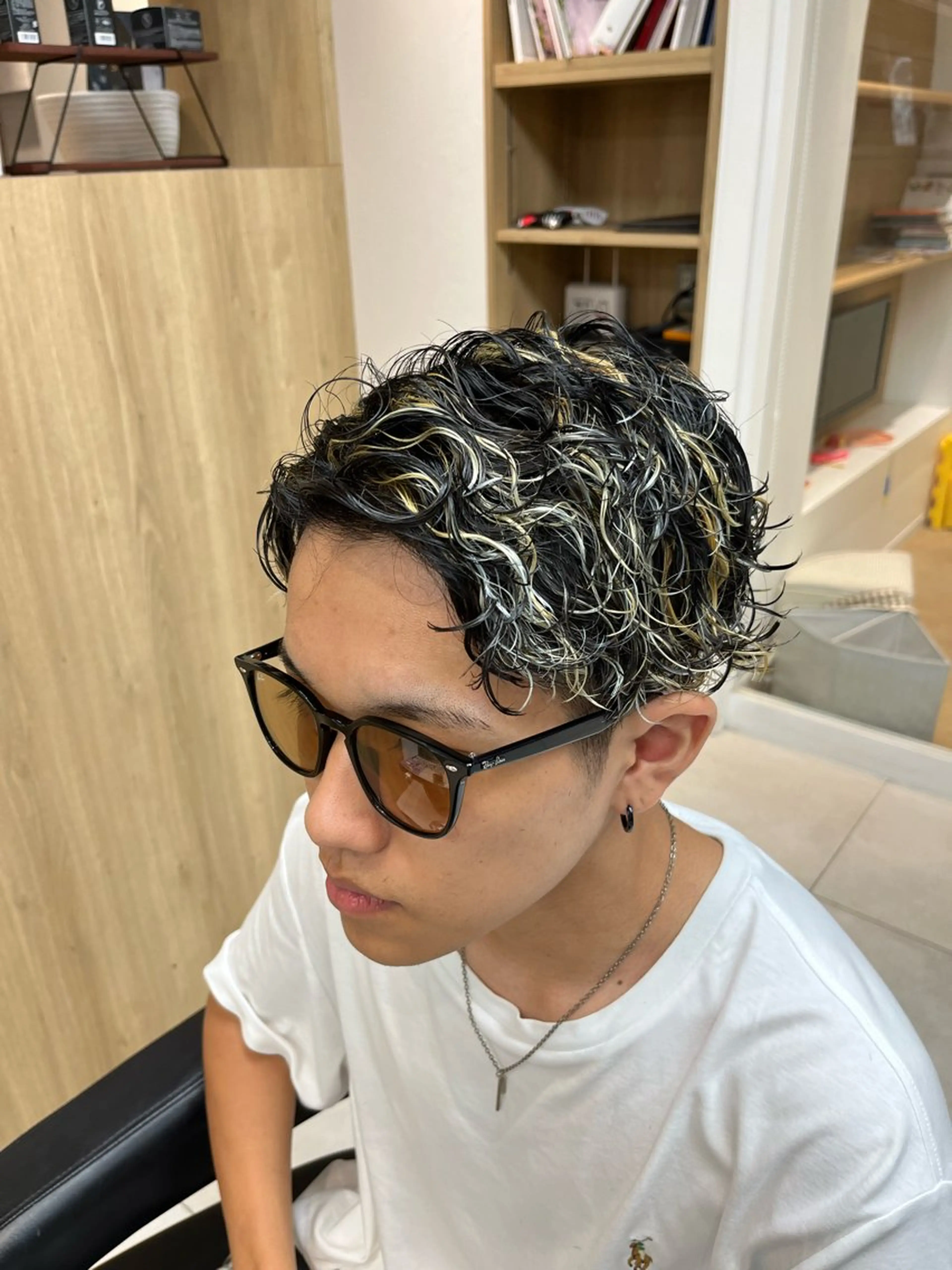 メンズカット×スパイラルパーマ💫の写真