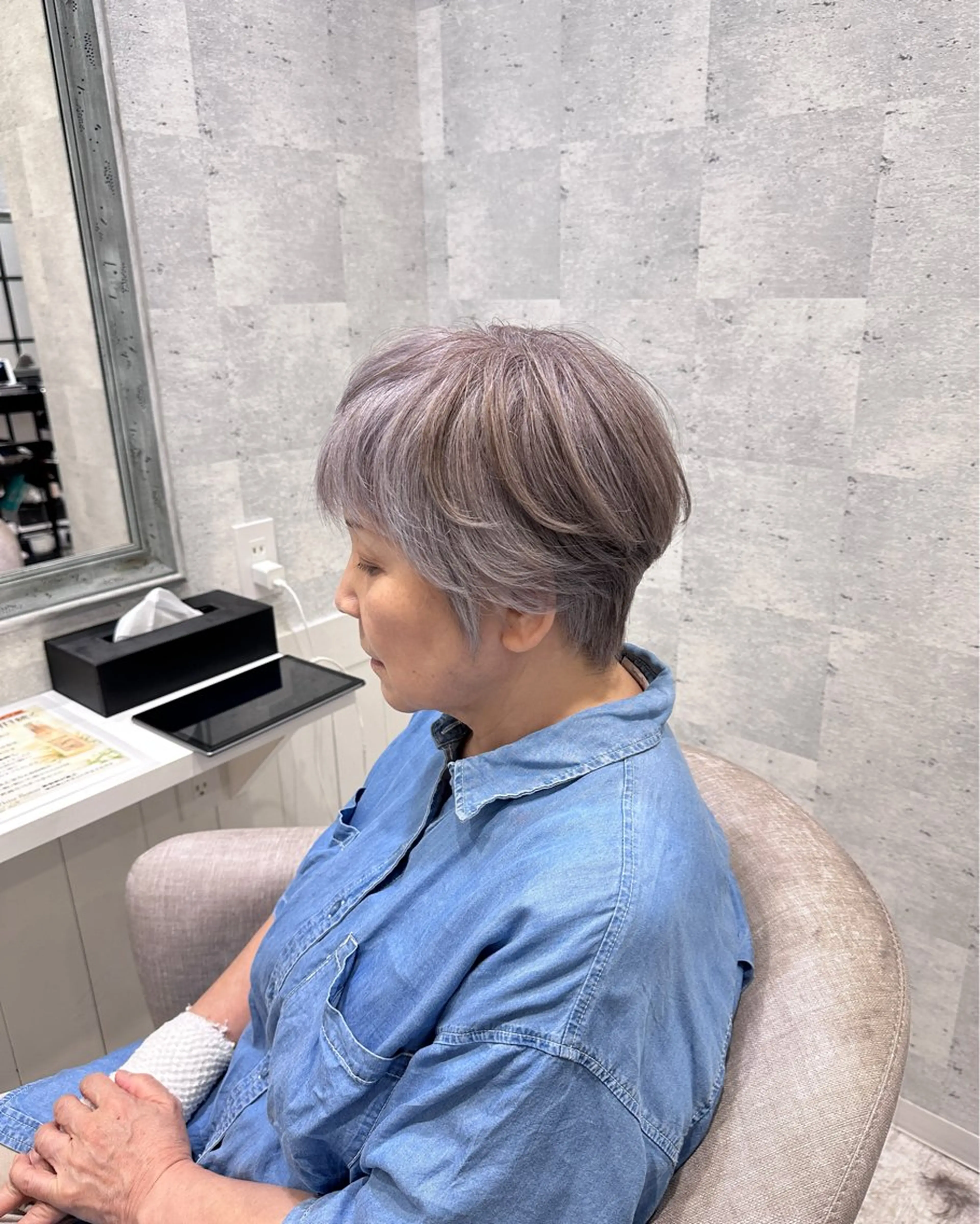 ショート カラー カット ヘアカラー トリートメント 西山 将太のヘアスタイル