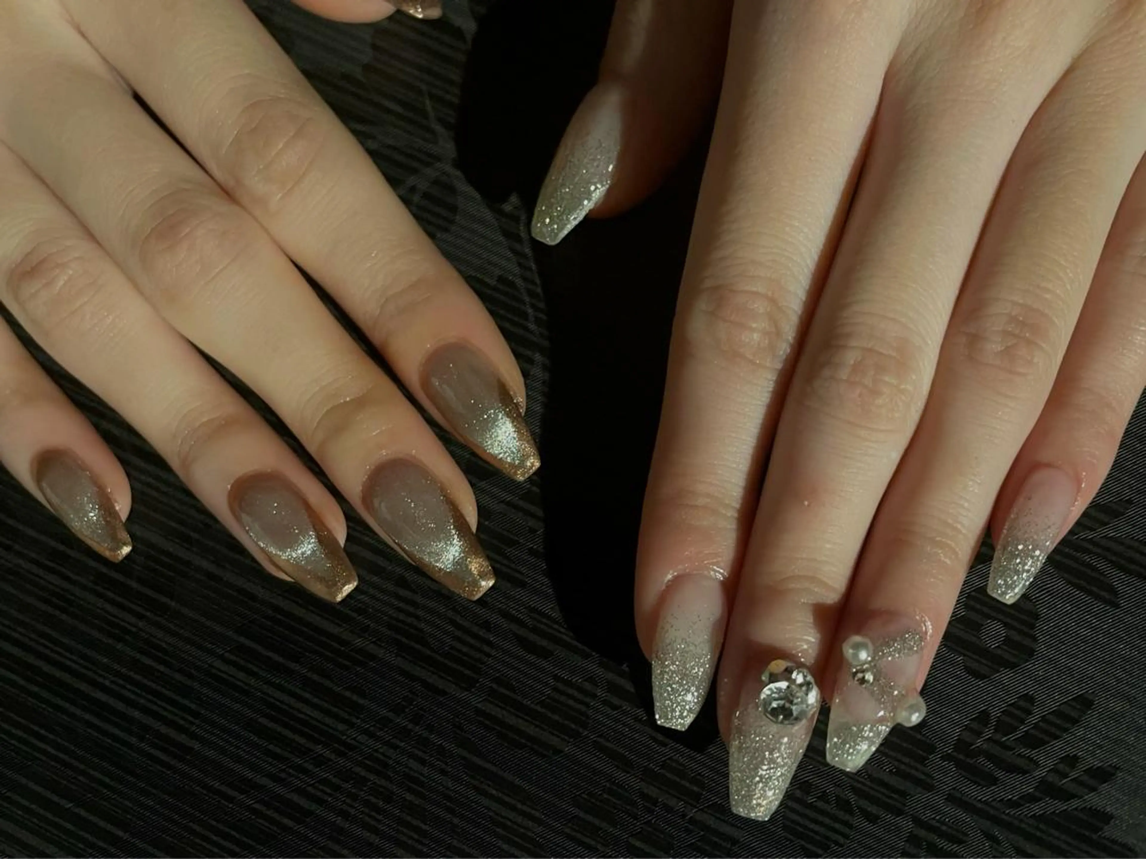 ネイル フラッシュネイル マグネットネイル ミラーネイル ネイリスト Kaoriのネイルデザイン