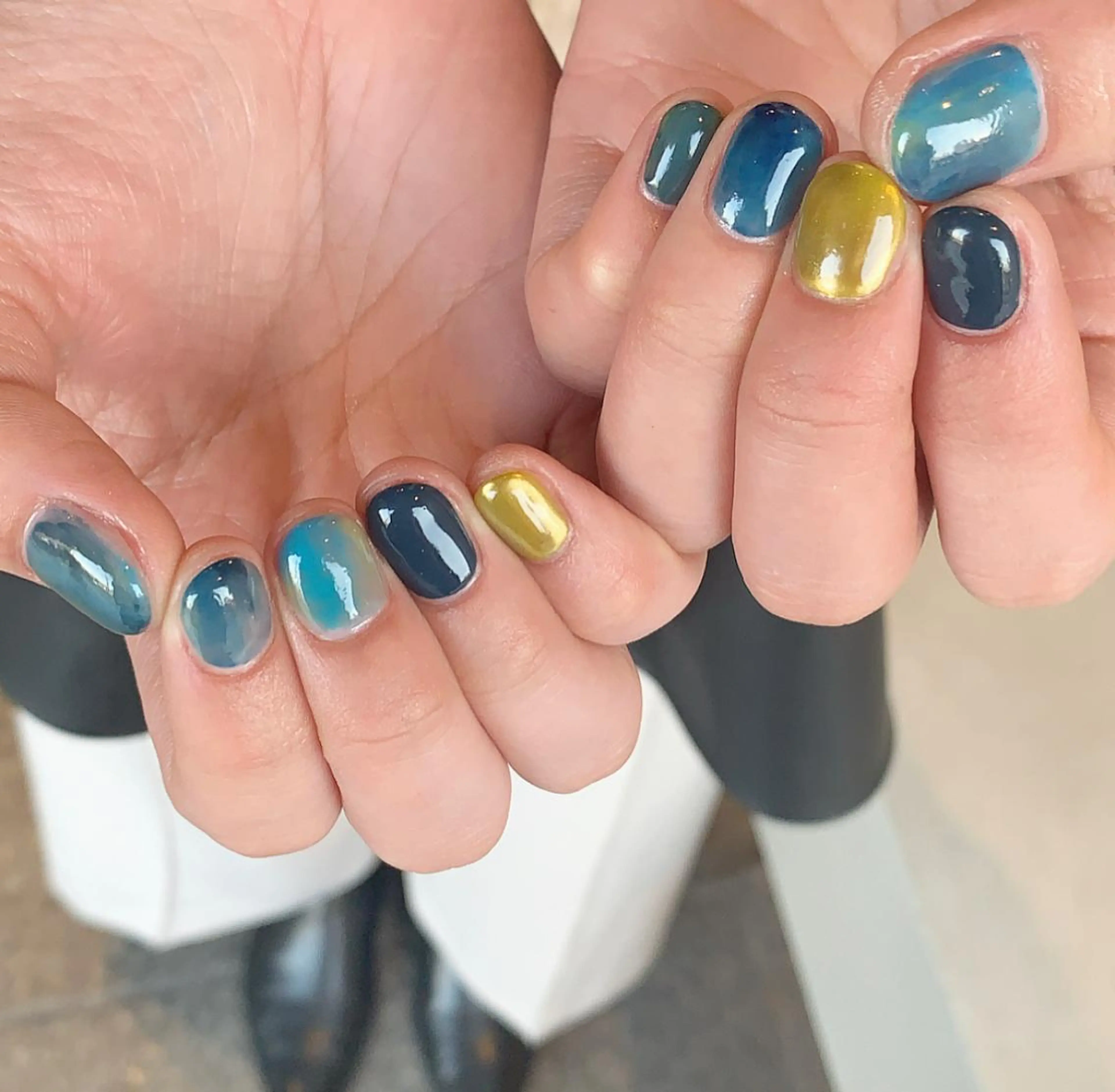 ネイル ハンドネイル にしぐち はるかのネイルデザイン