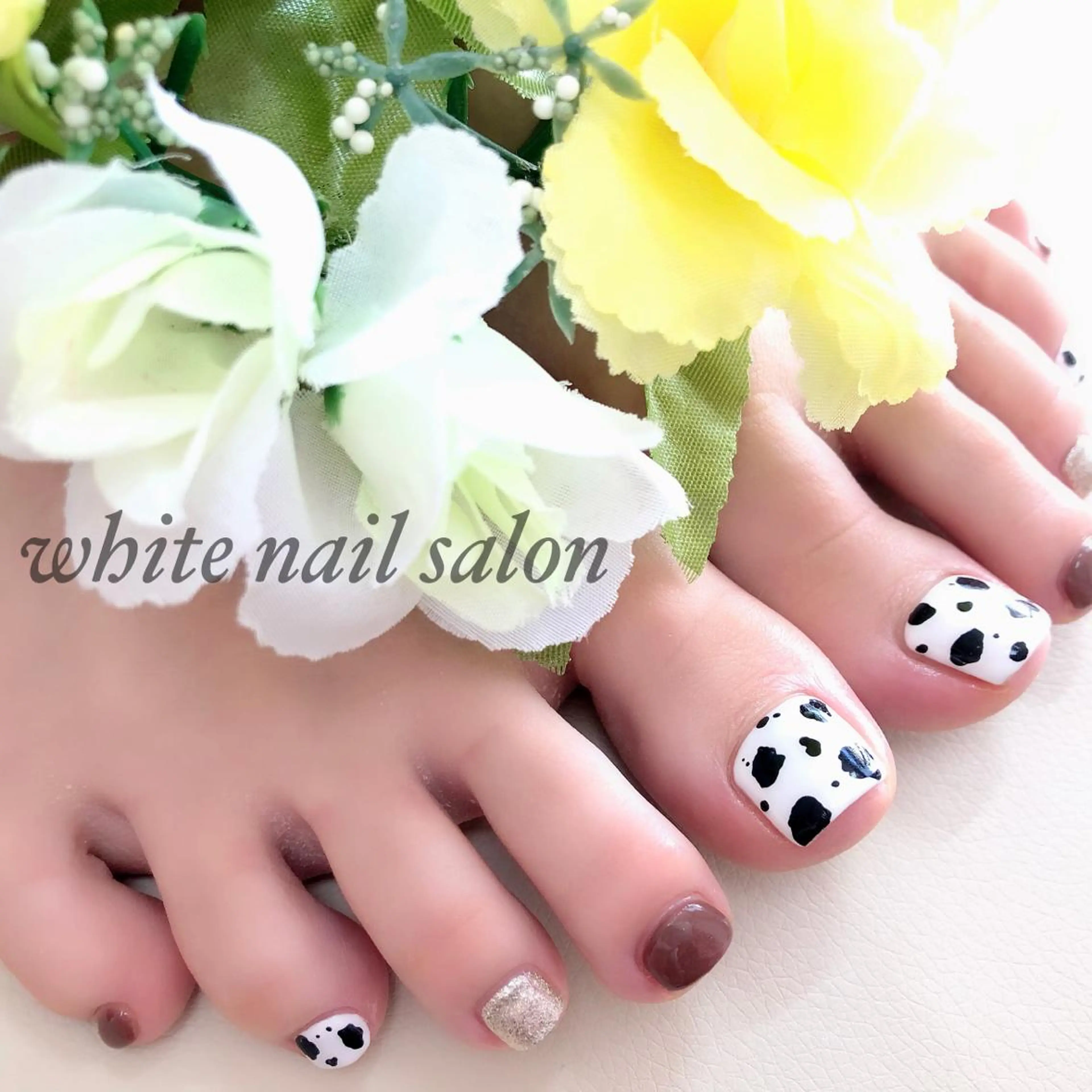 ネイル フットネイル ジェルネイル ハードジェル オフィスネイル スカルプネイル フットネイル white nail salonのネイルデザイン