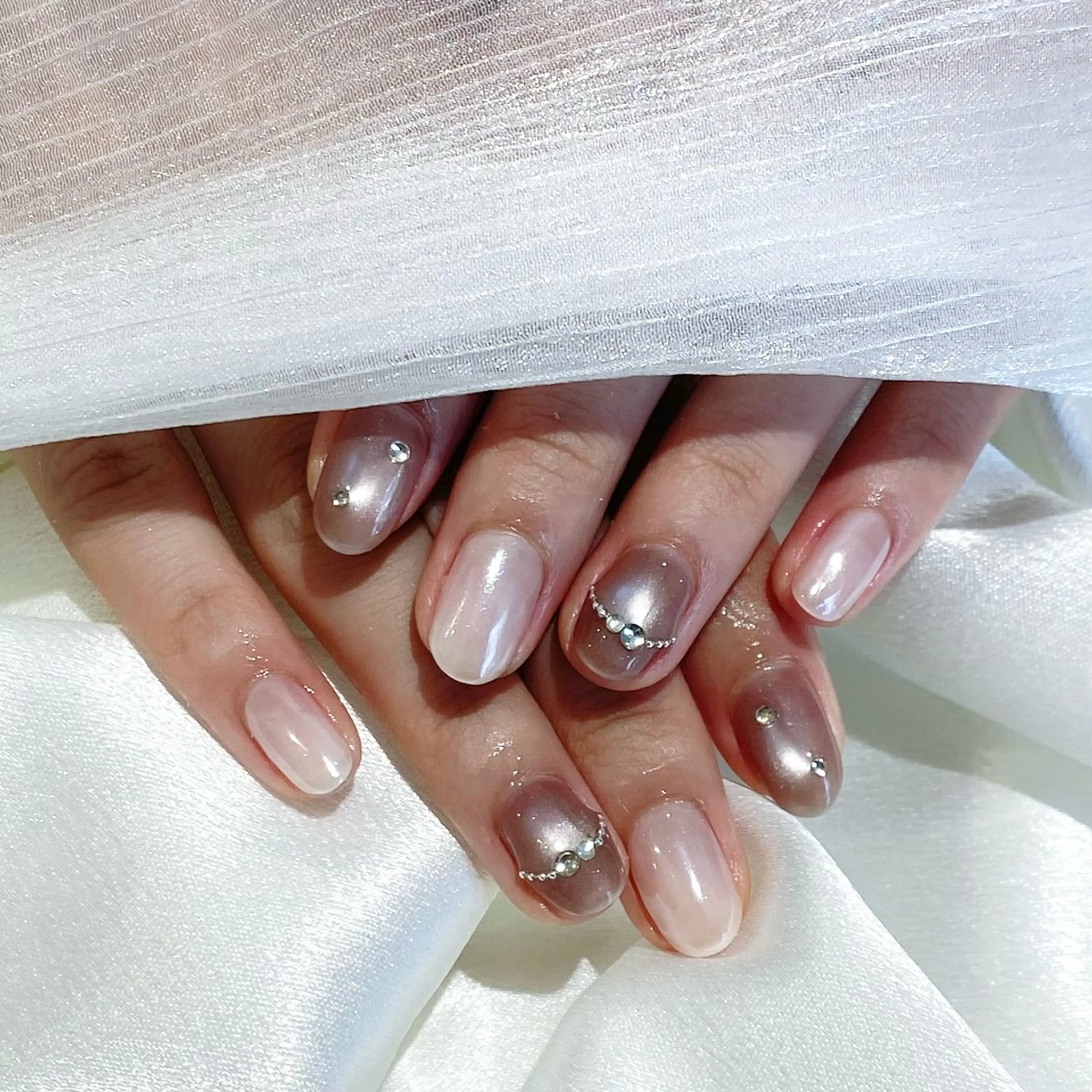 ネイル 持ち込み ホワイト ハンドネイル ♡うるちゅるネイル♡ Julianaのネイルデザイン