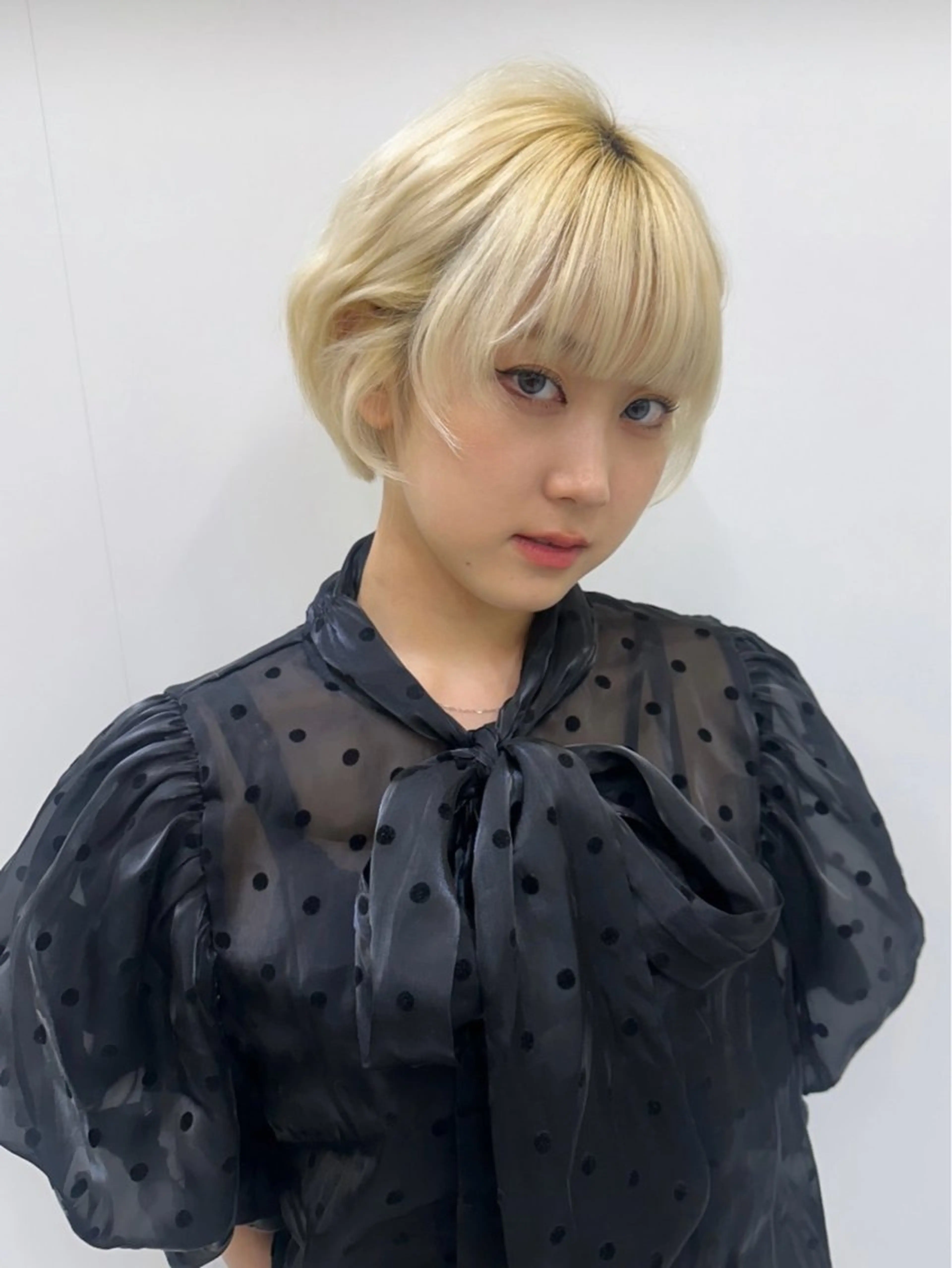 ショート ヘアカラー トリートメント Hana ハイトーン🕯🩰のヘアスタイル