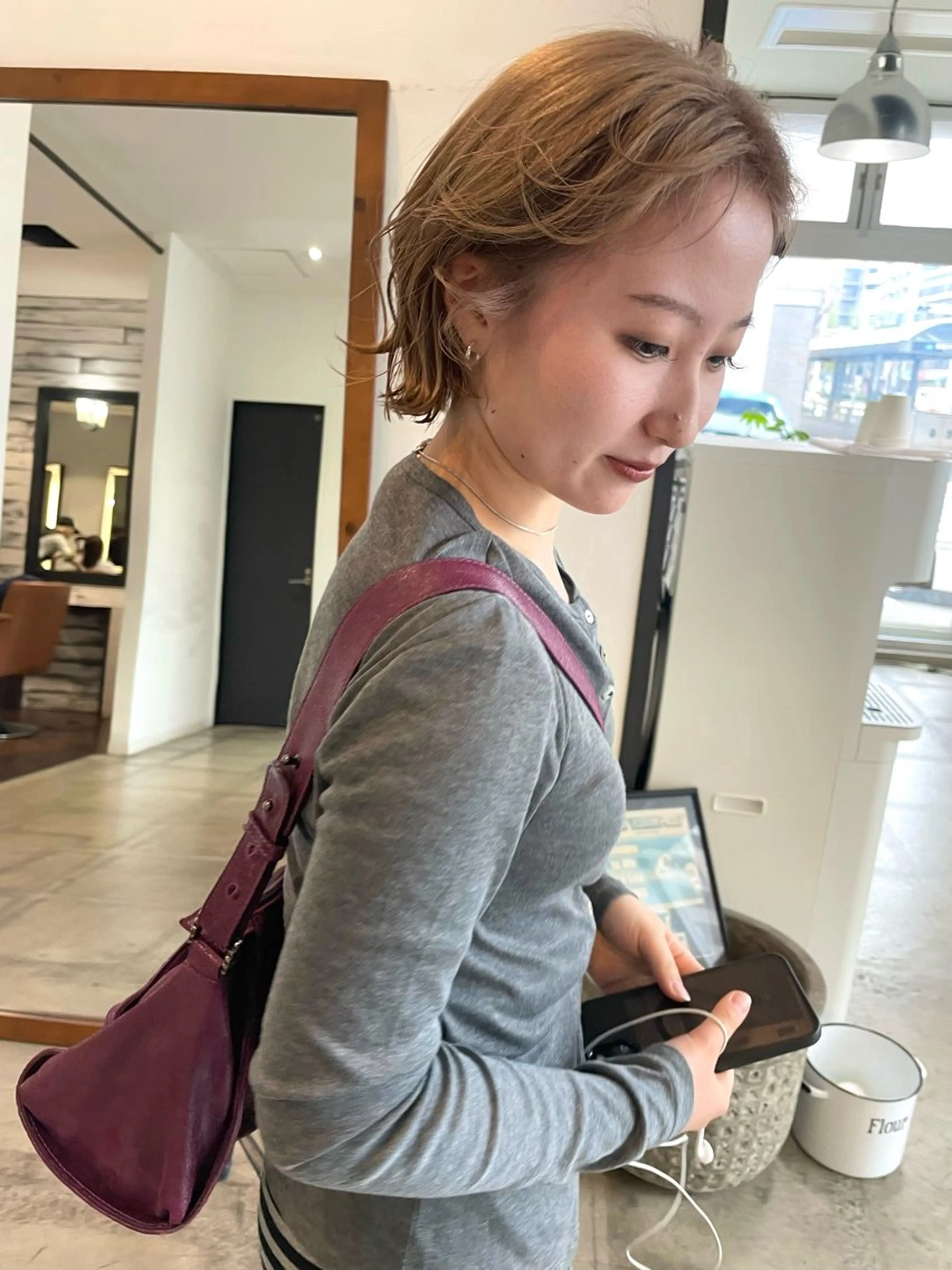 ショート カット ヘアカラー 熊崎 葵のヘアスタイル