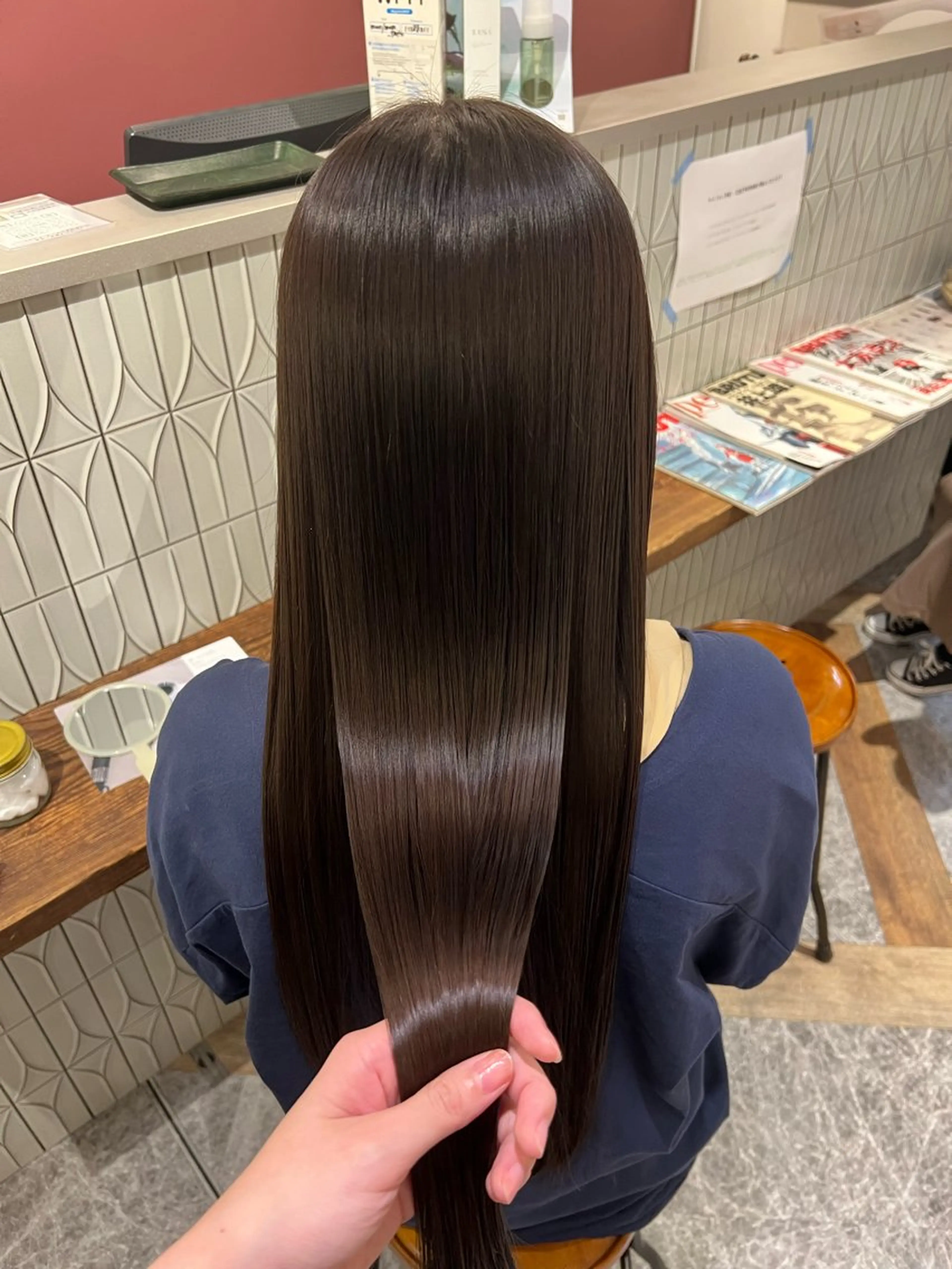 ロング カラー 韓国スタイル🇰🇷 annaのヘアスタイル