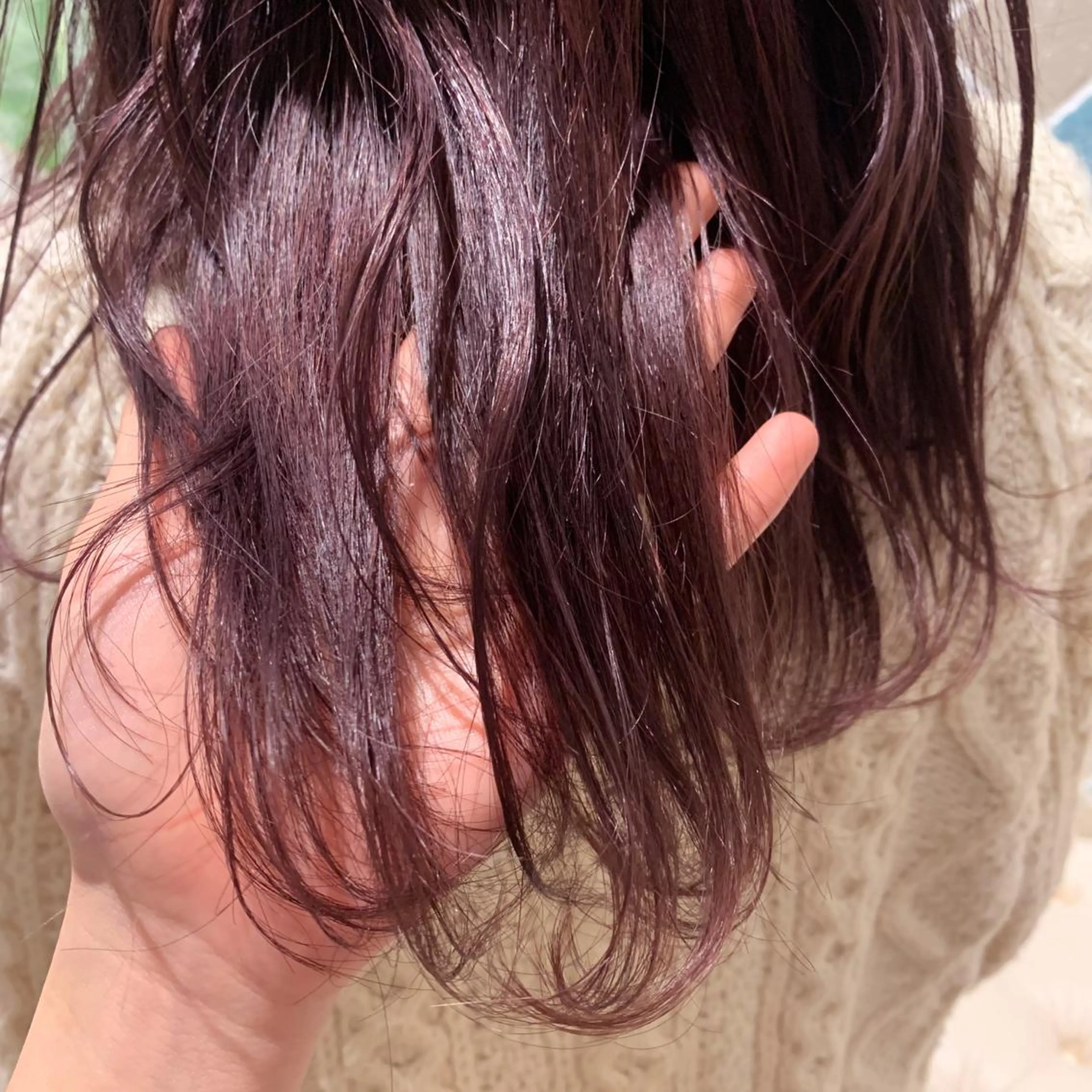 セミロング カラー . AYUKAのヘアスタイル