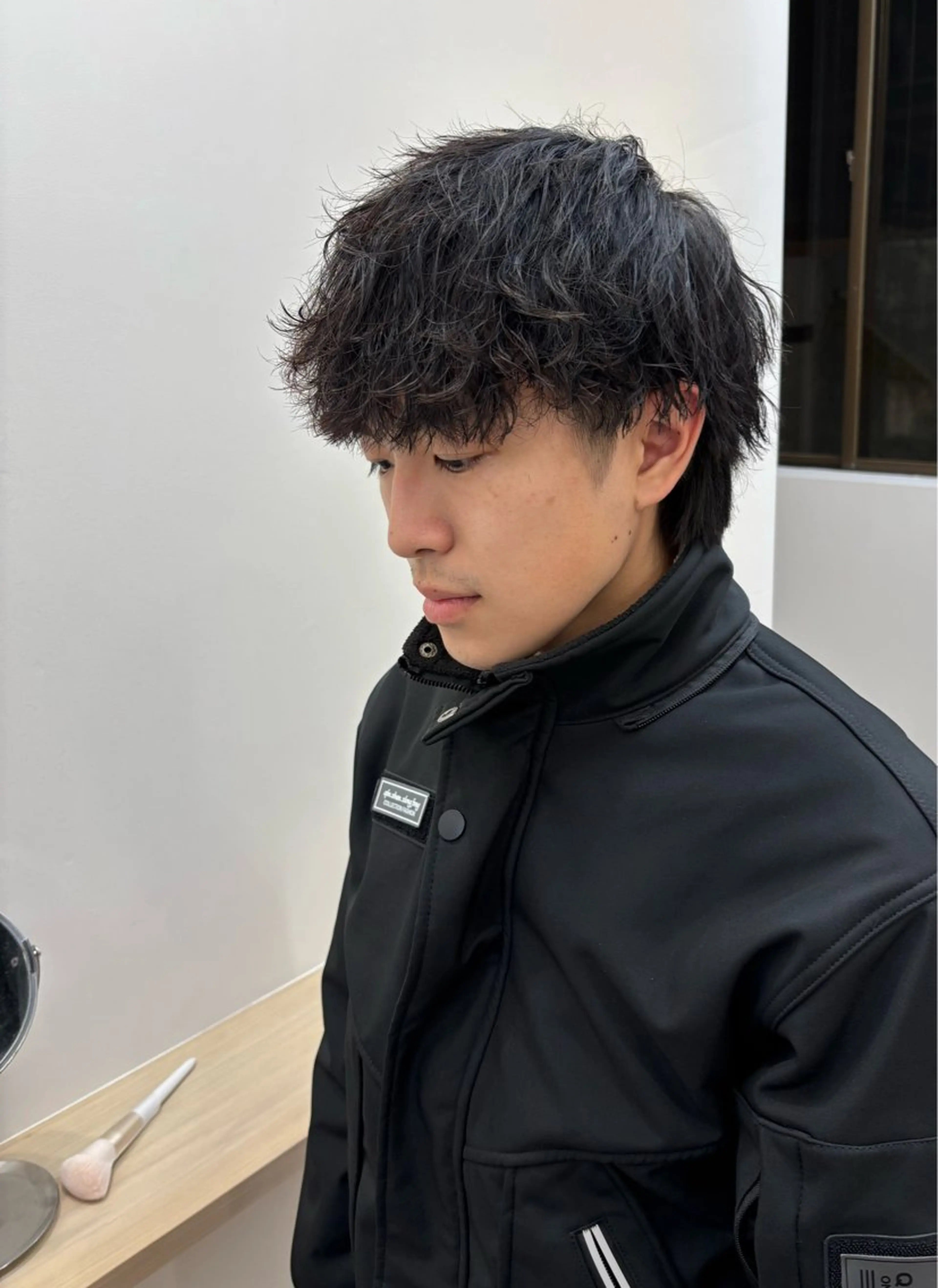 メンズ メンズパーマ 波巻きパーマ カット パーマ とき/髪質改善/透明 感カラー☘️のヘアスタイル