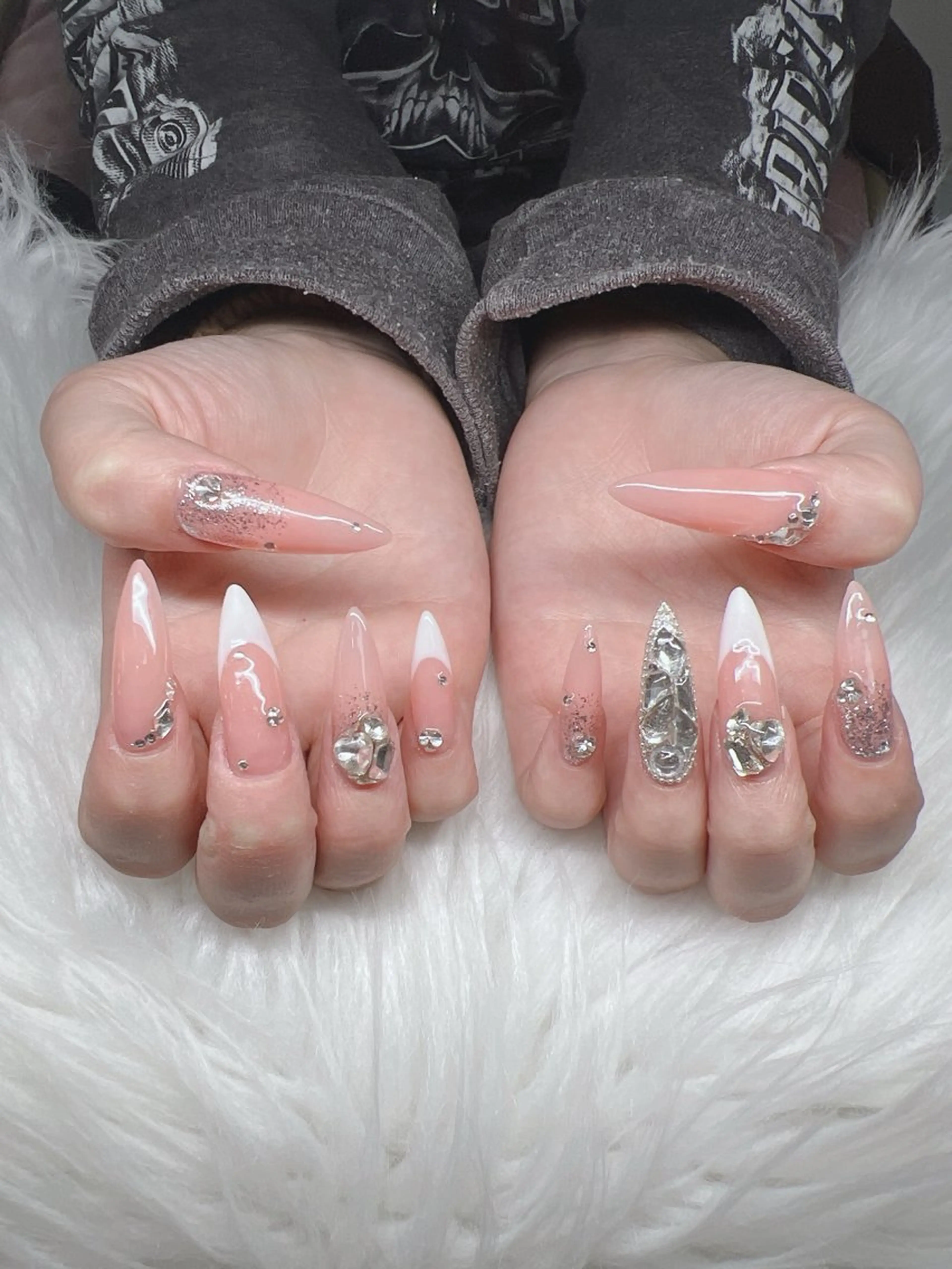 ネイル ハンドネイル Lee Nails チップ長さだし専門店のネイルデザイン