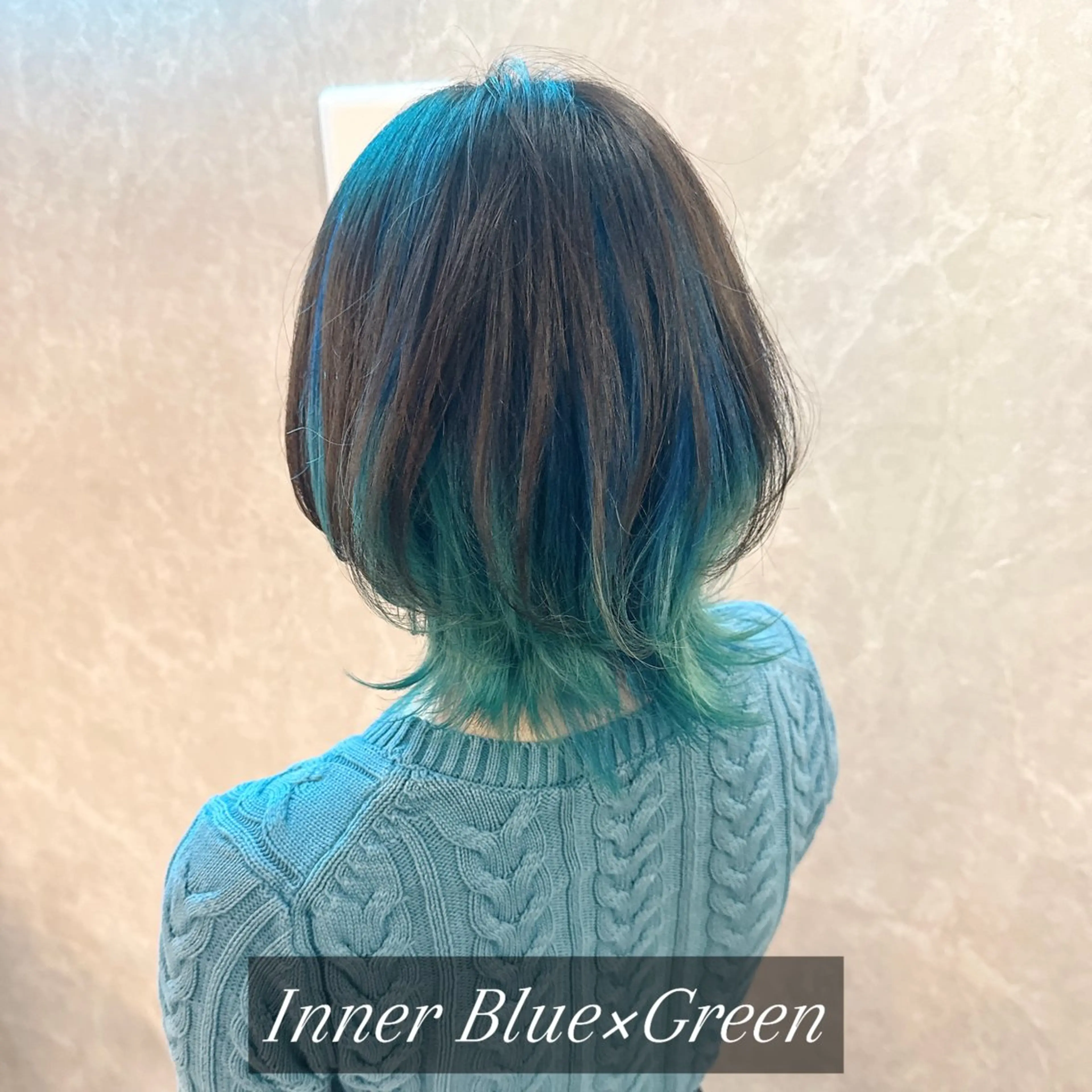 ミディアム カラー バレイヤージュ ブリーチ ブルーカラー ケアブリーチ デザインカラー ヘアカラー トリートメント デザインカラー 髪質改善Lilithのその他イメージ