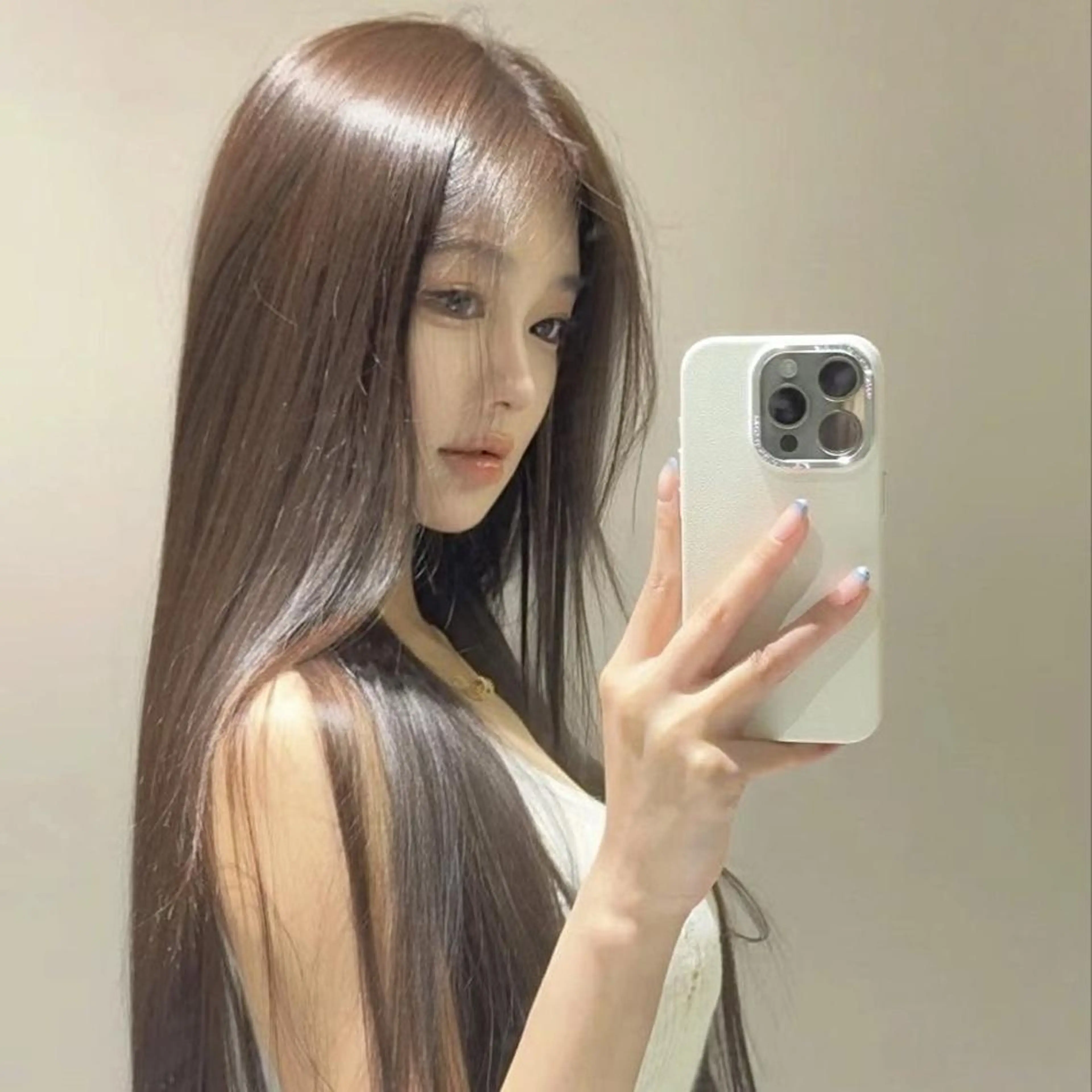 ロング カラー 韓国トレンドカット カラー🤍しゅうじのヘアスタイル