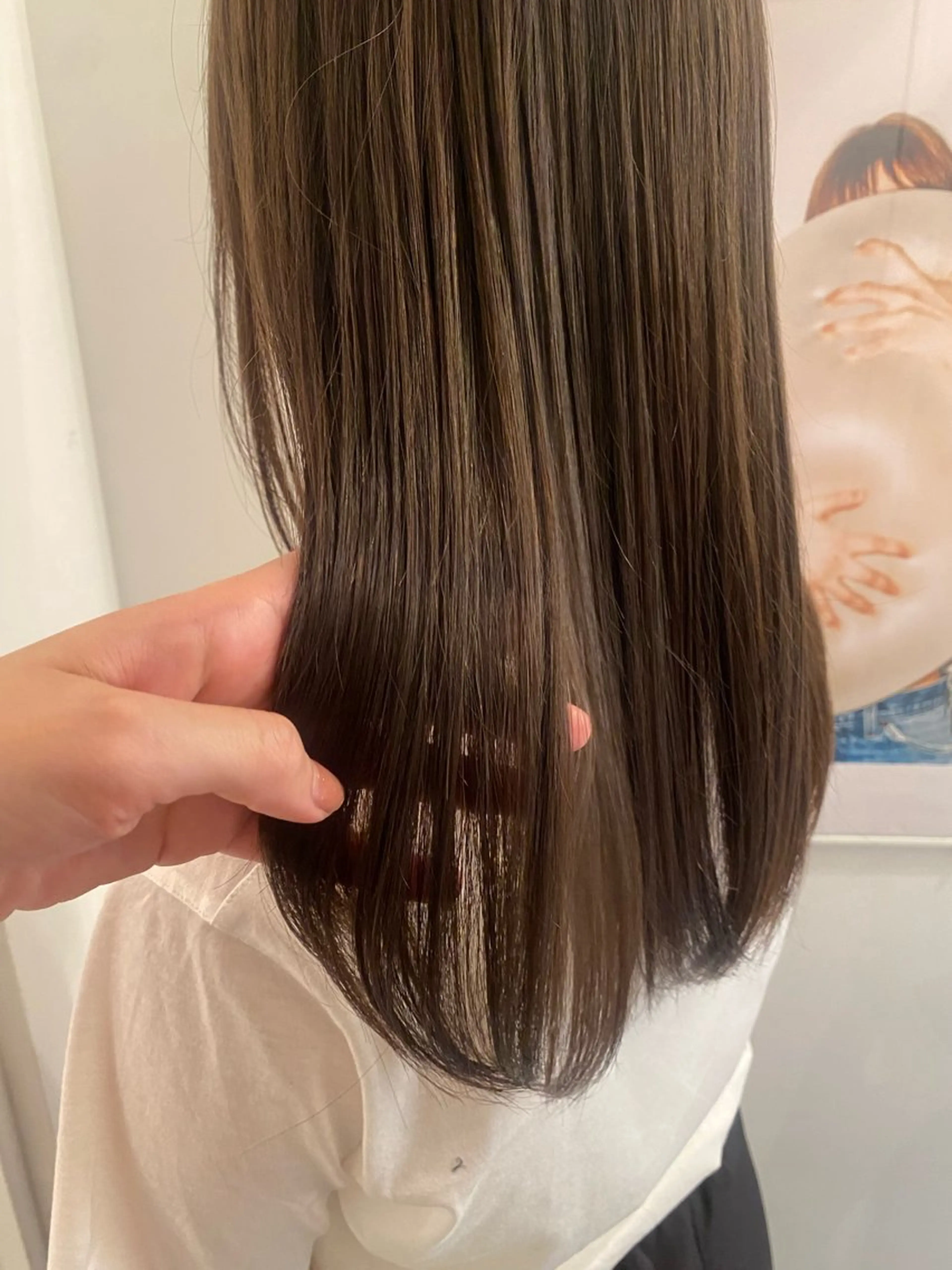 ロング カラー ヘアカラー riria/ボブ /透明感カラー🎀のヘアスタイル