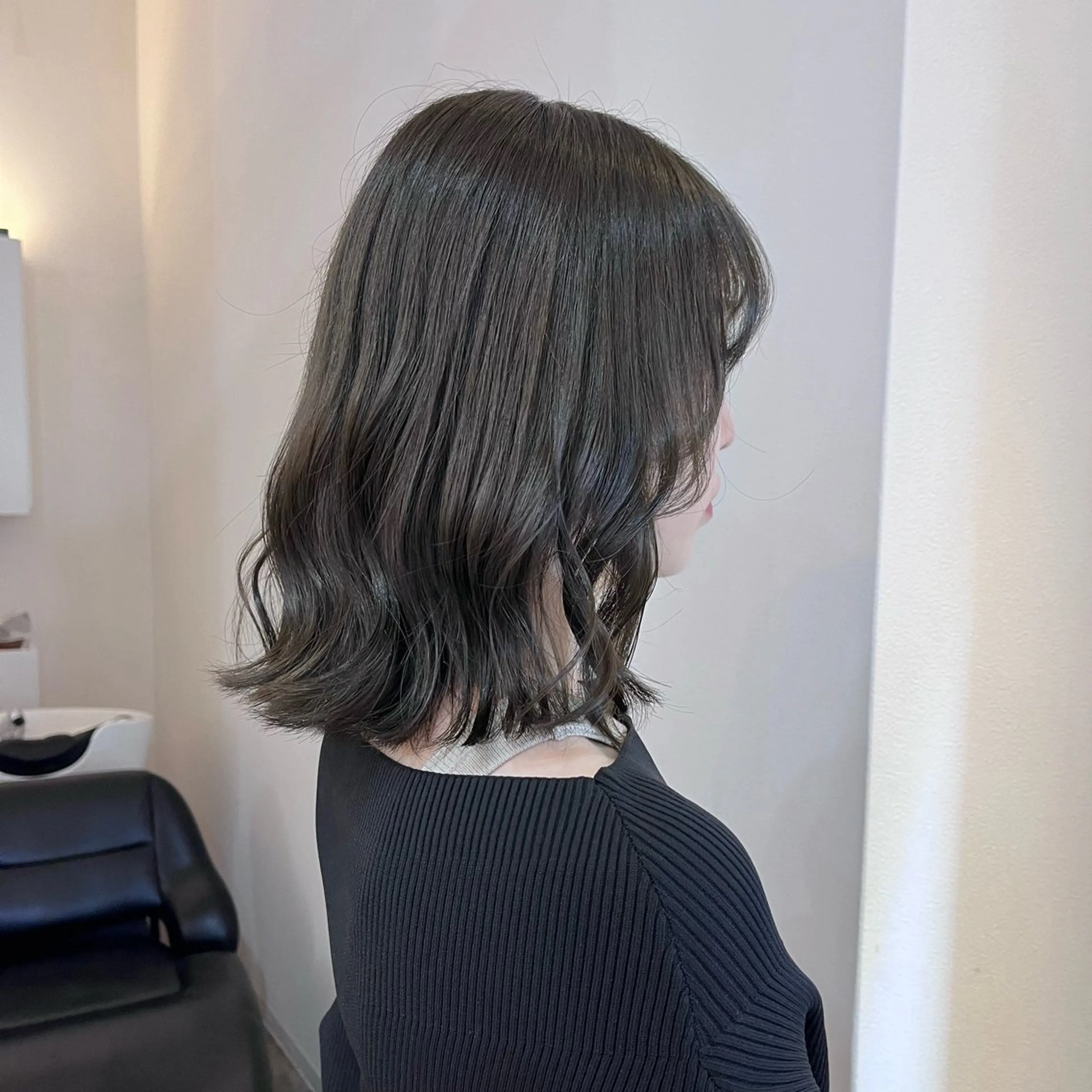 ミディアム カラー ヘアカラー トリートメント 梅田/髪質改善カラー ❄︎ mikiのヘアスタイル