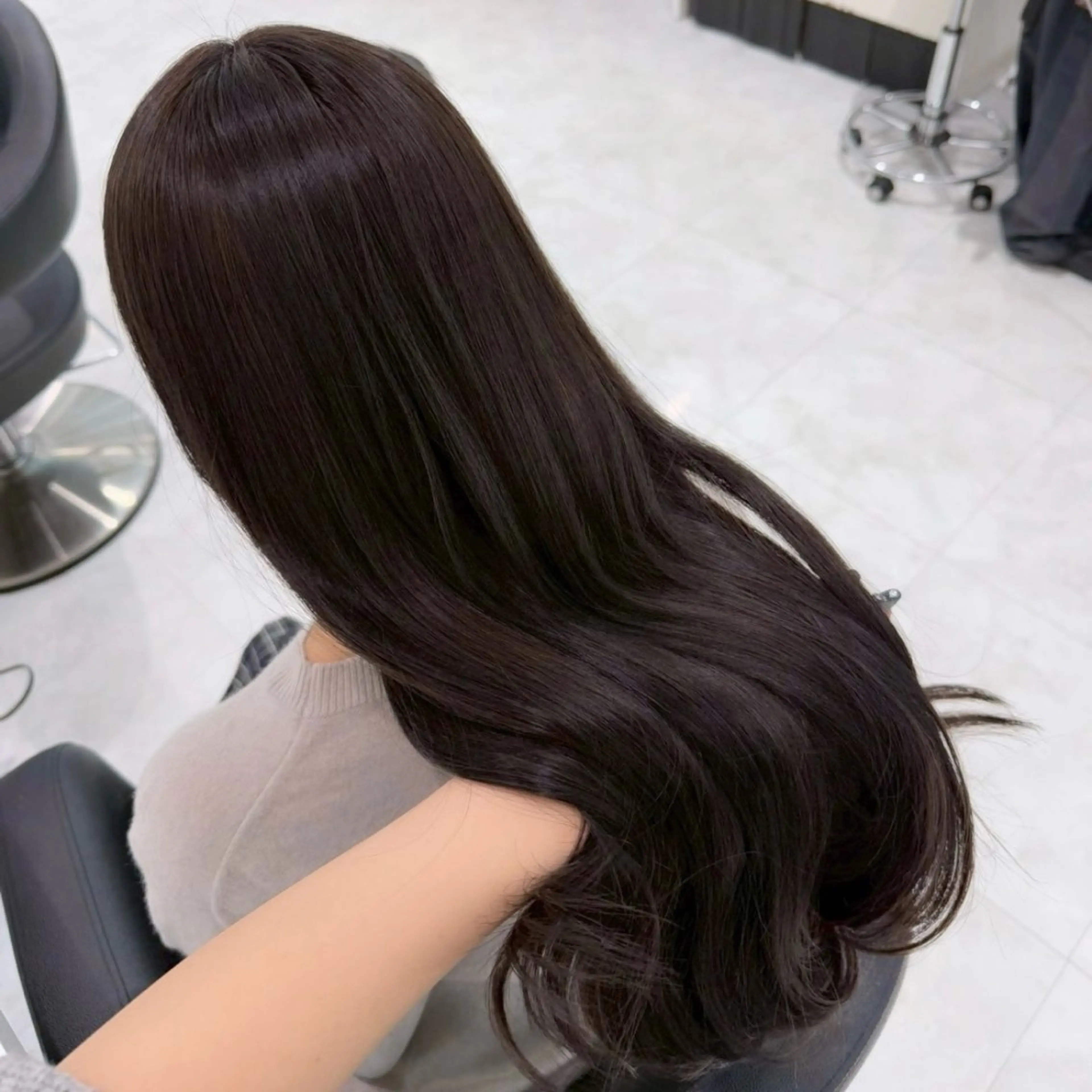 カラー 🤍透明感ブラウン himi🤍のヘアスタイル