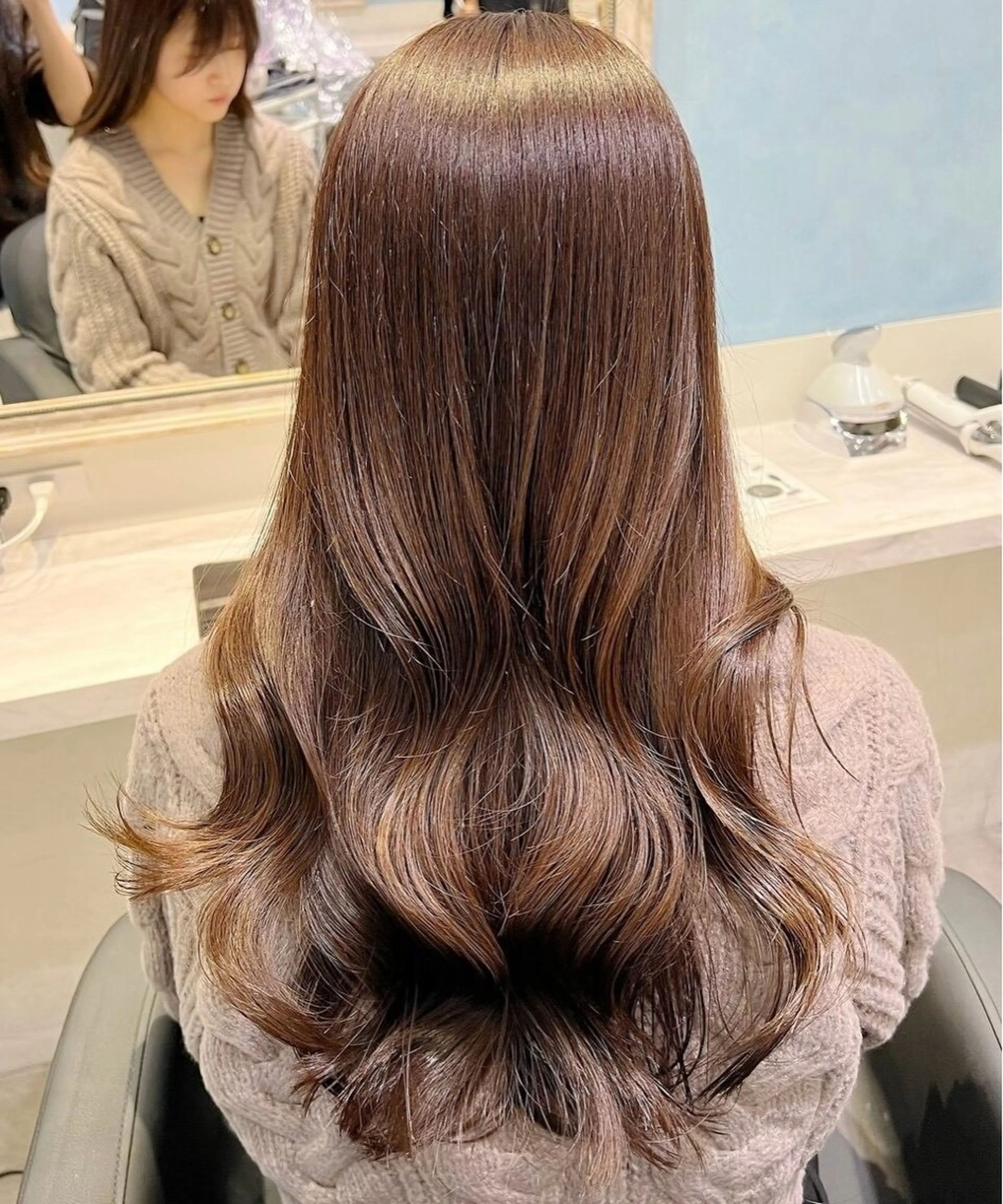 ロング カラー 透明感カラー🎀 みゆうのヘアスタイル