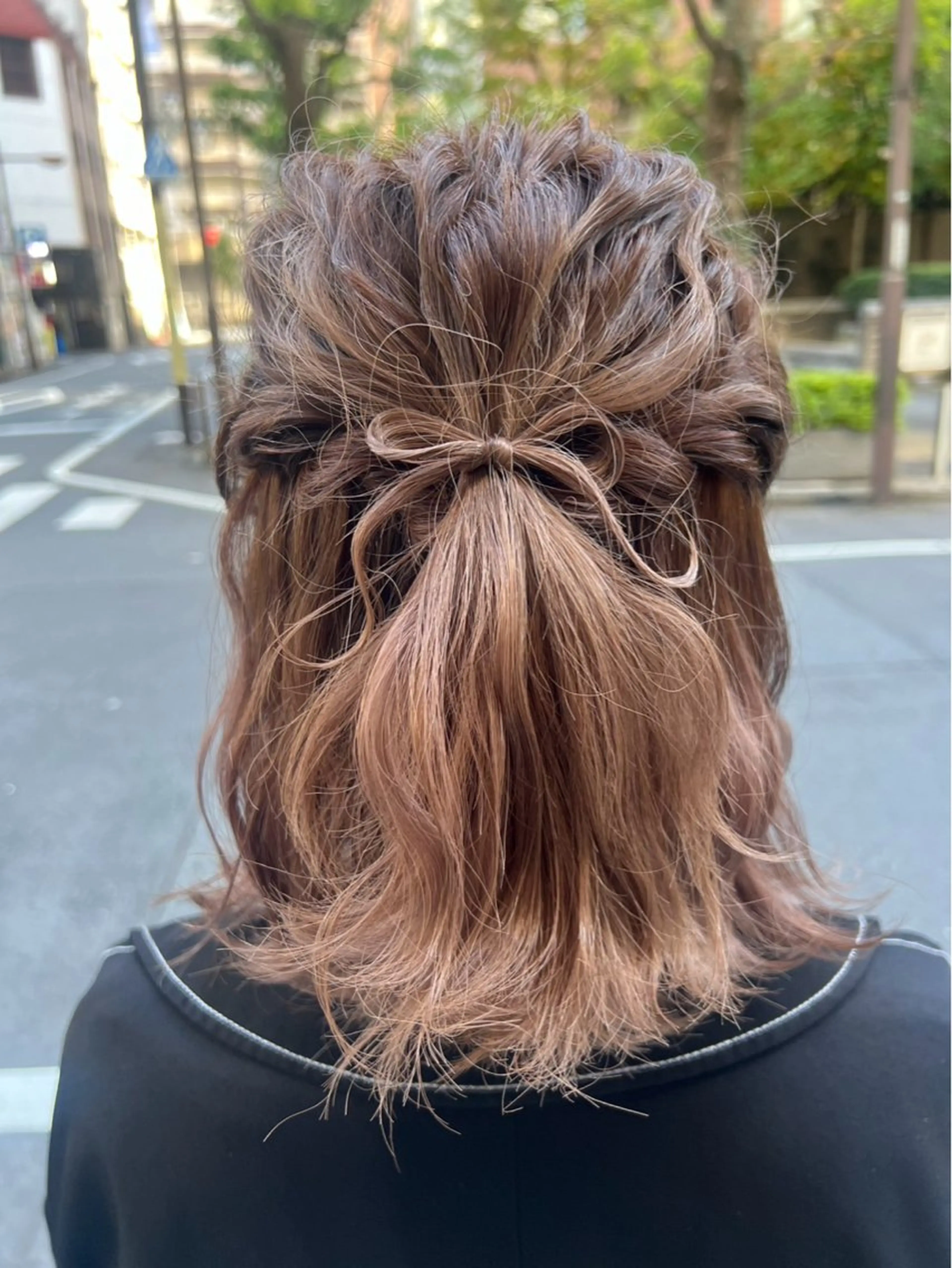 ヘアアレンジ ボブ 小磯 維織のヘアスタイル