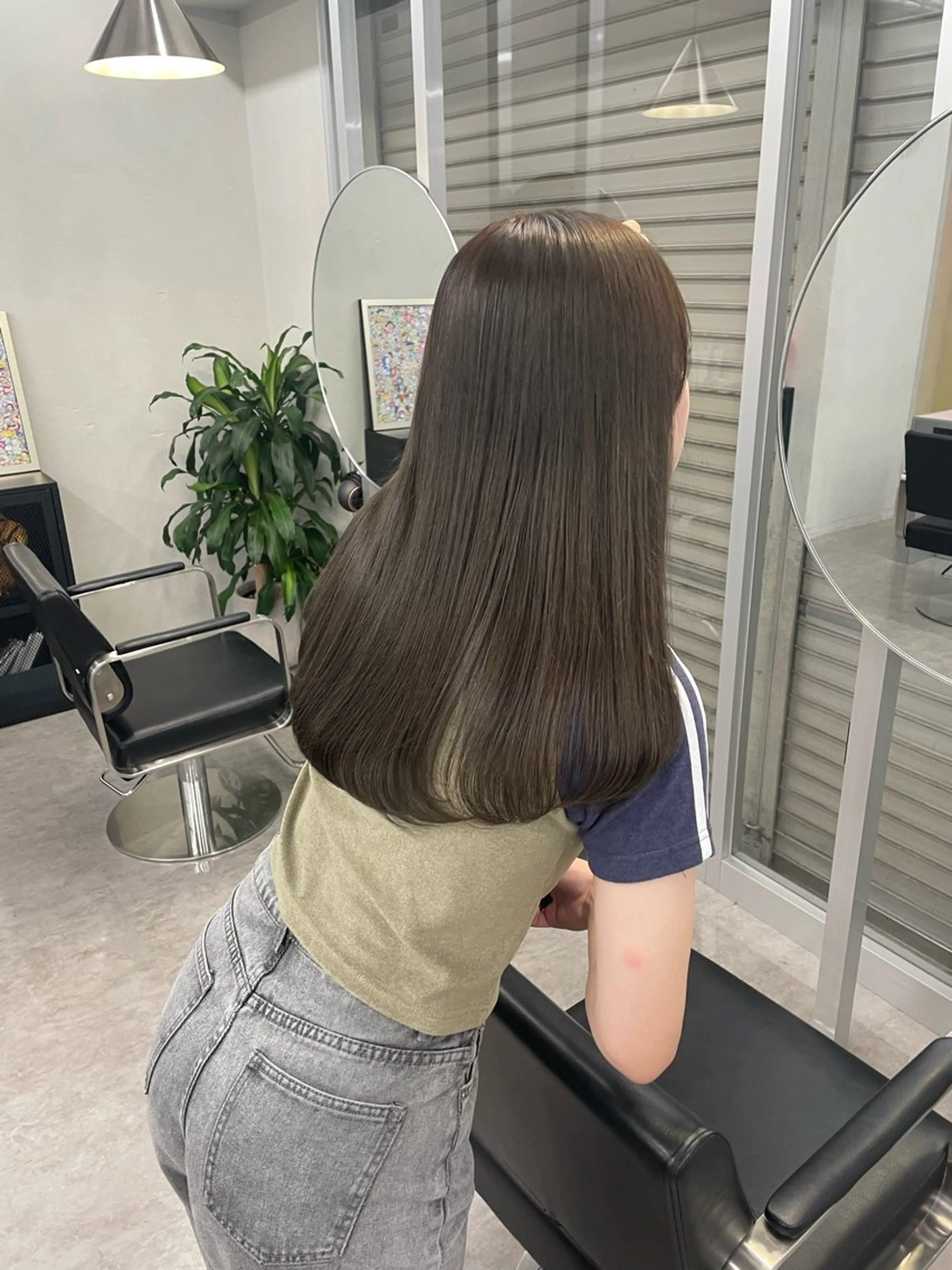 ロング ブリーチ/ベージュ 💕/momoaのヘアスタイル