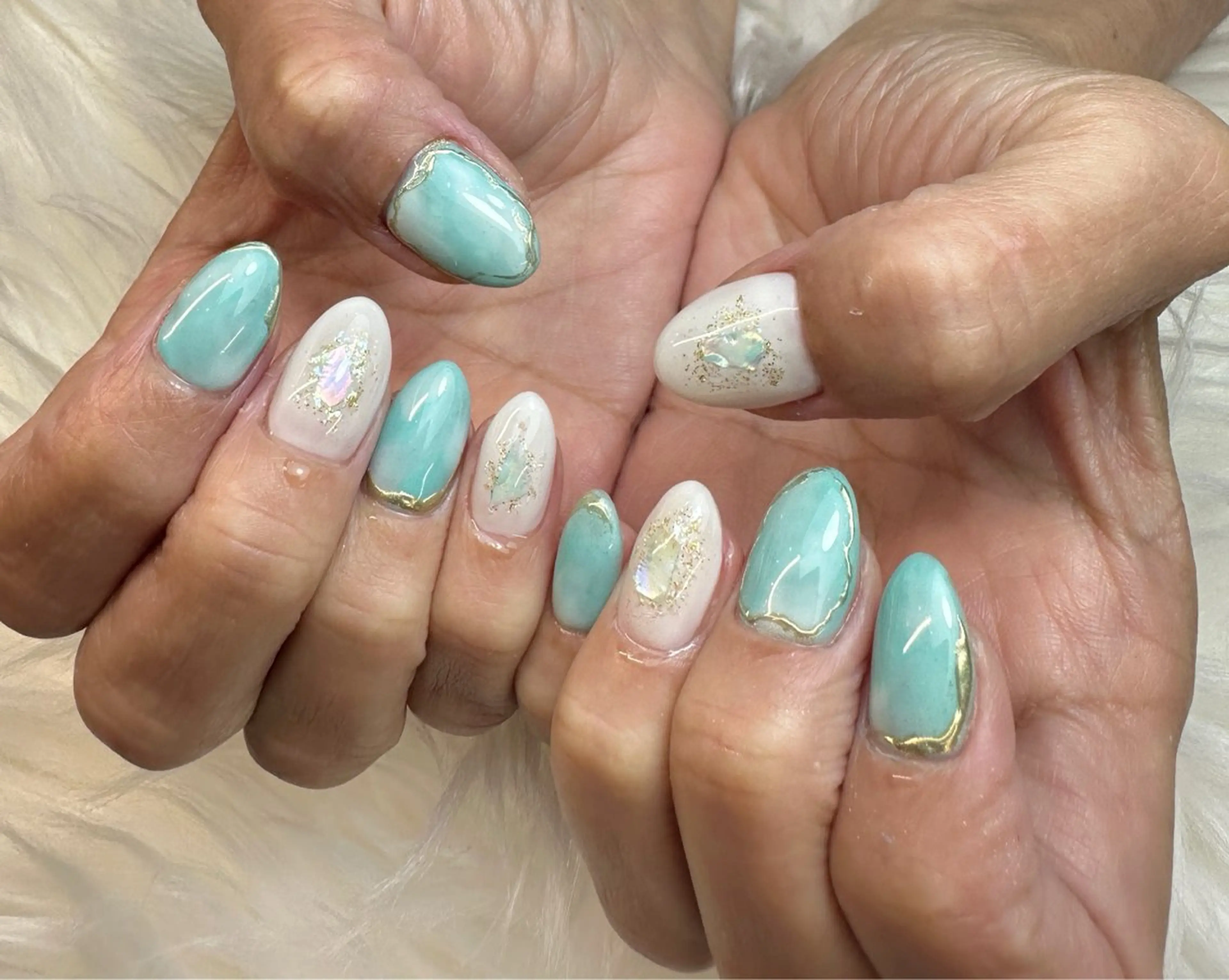 ネイル ニュアンスネイル ハンドネイル ameria meguのネイルデザイン