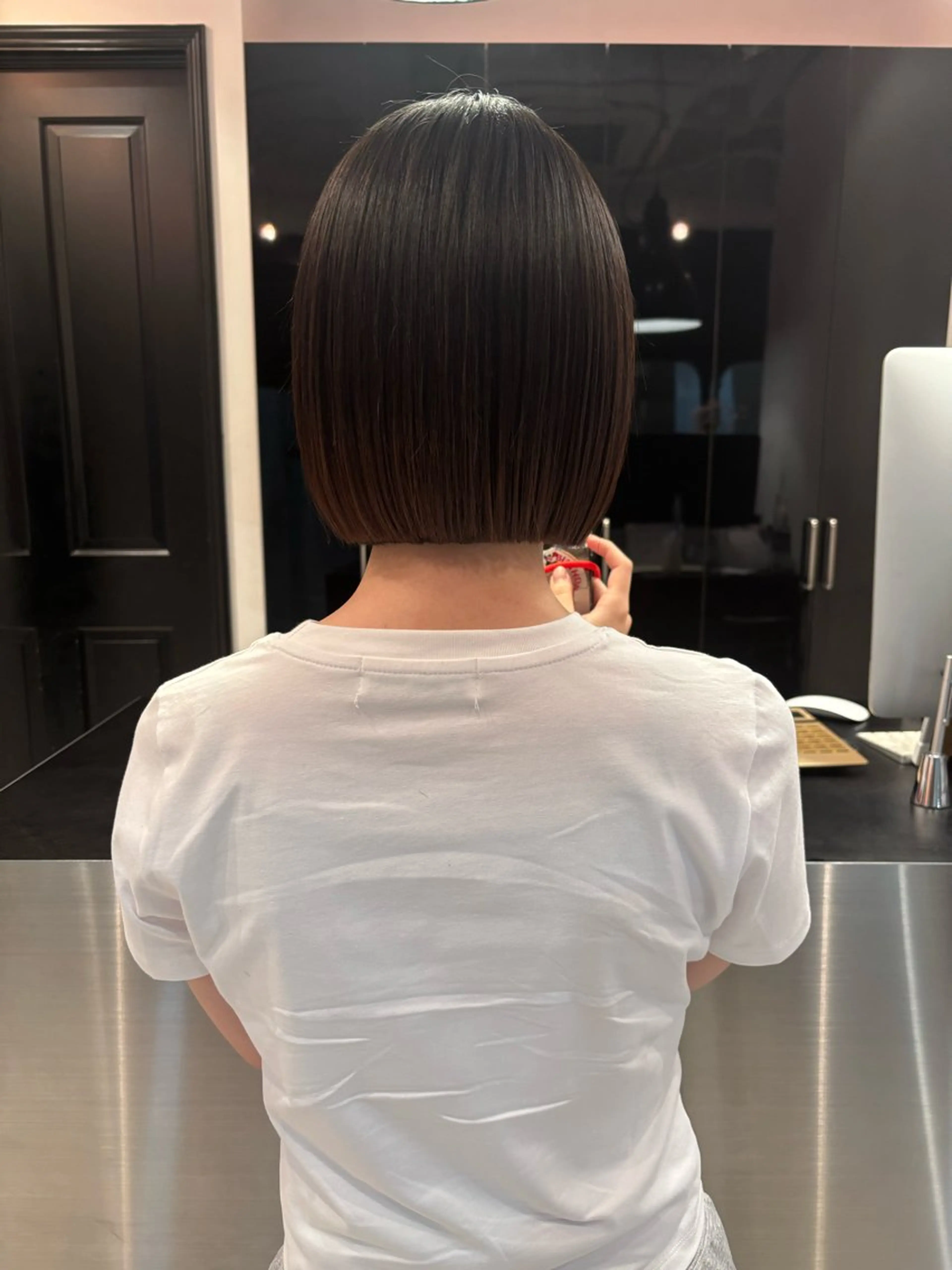 ショート riria/ボブ /透明感カラー🎀のヘアスタイル