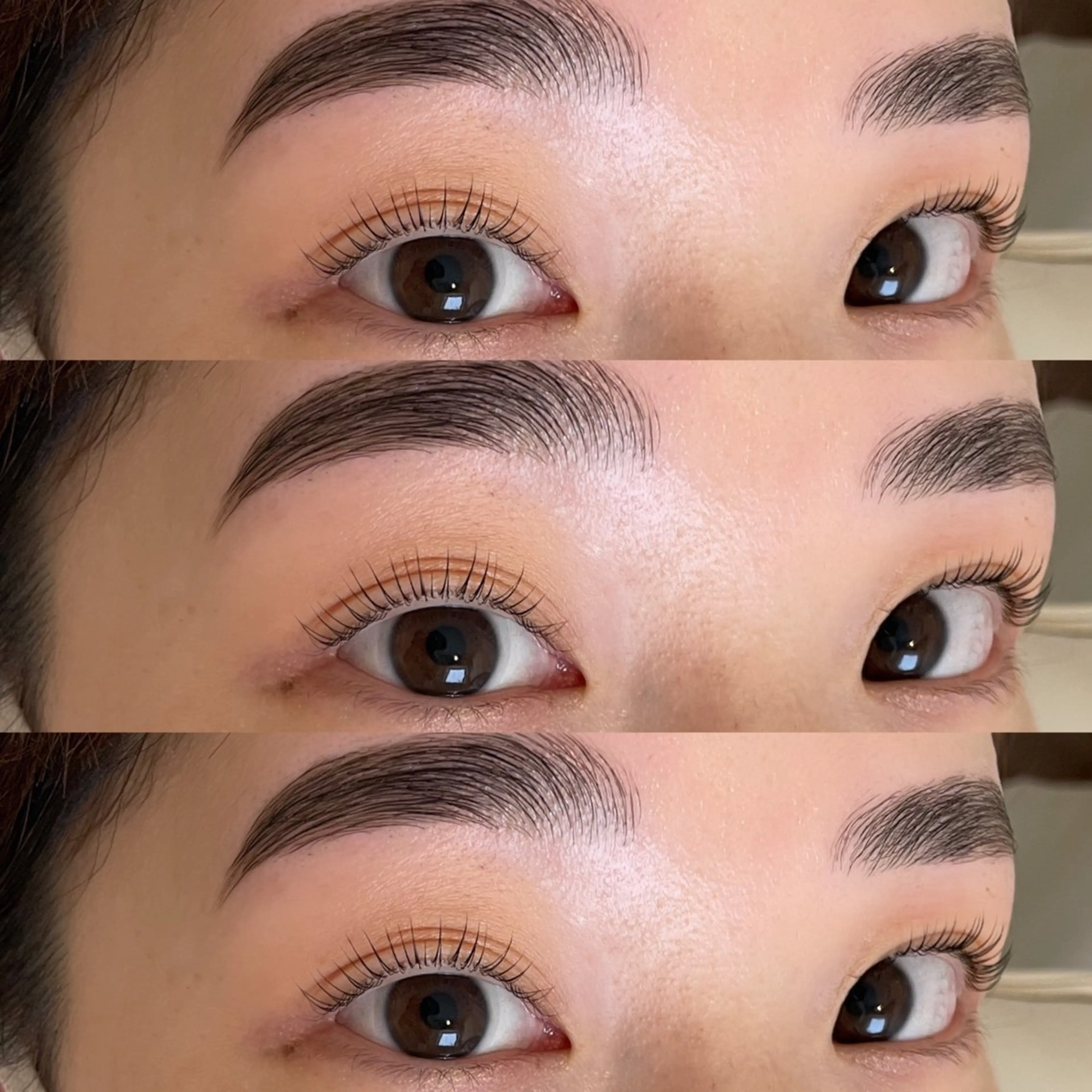 《リピーター様》アイブロウリフト×パリジェンヌラッシュリフトカールの写真