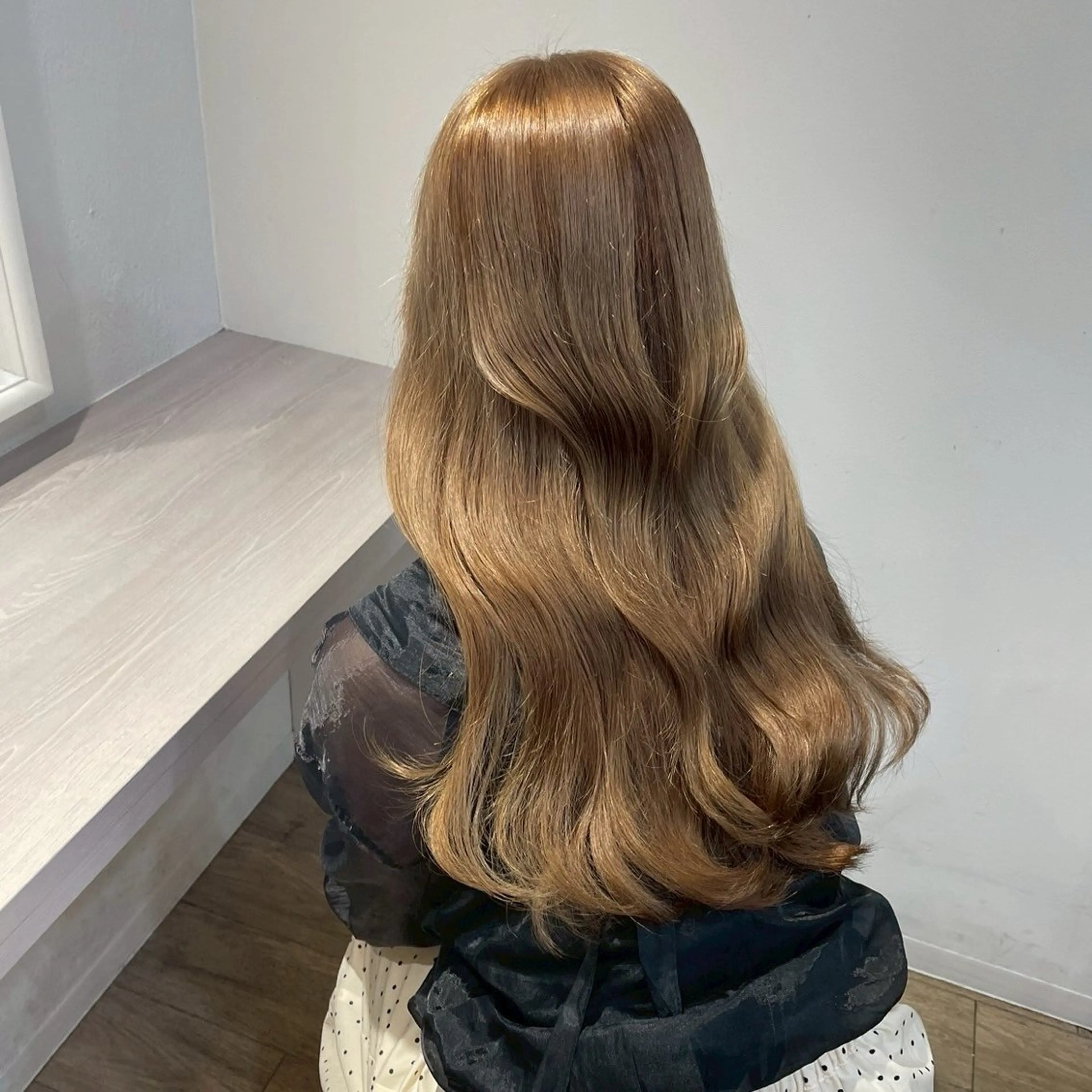 【🌜ダメージレスで明るくしたい方🌛】ブリーチなしWカラー✨+選べるオリジナルケアの写真