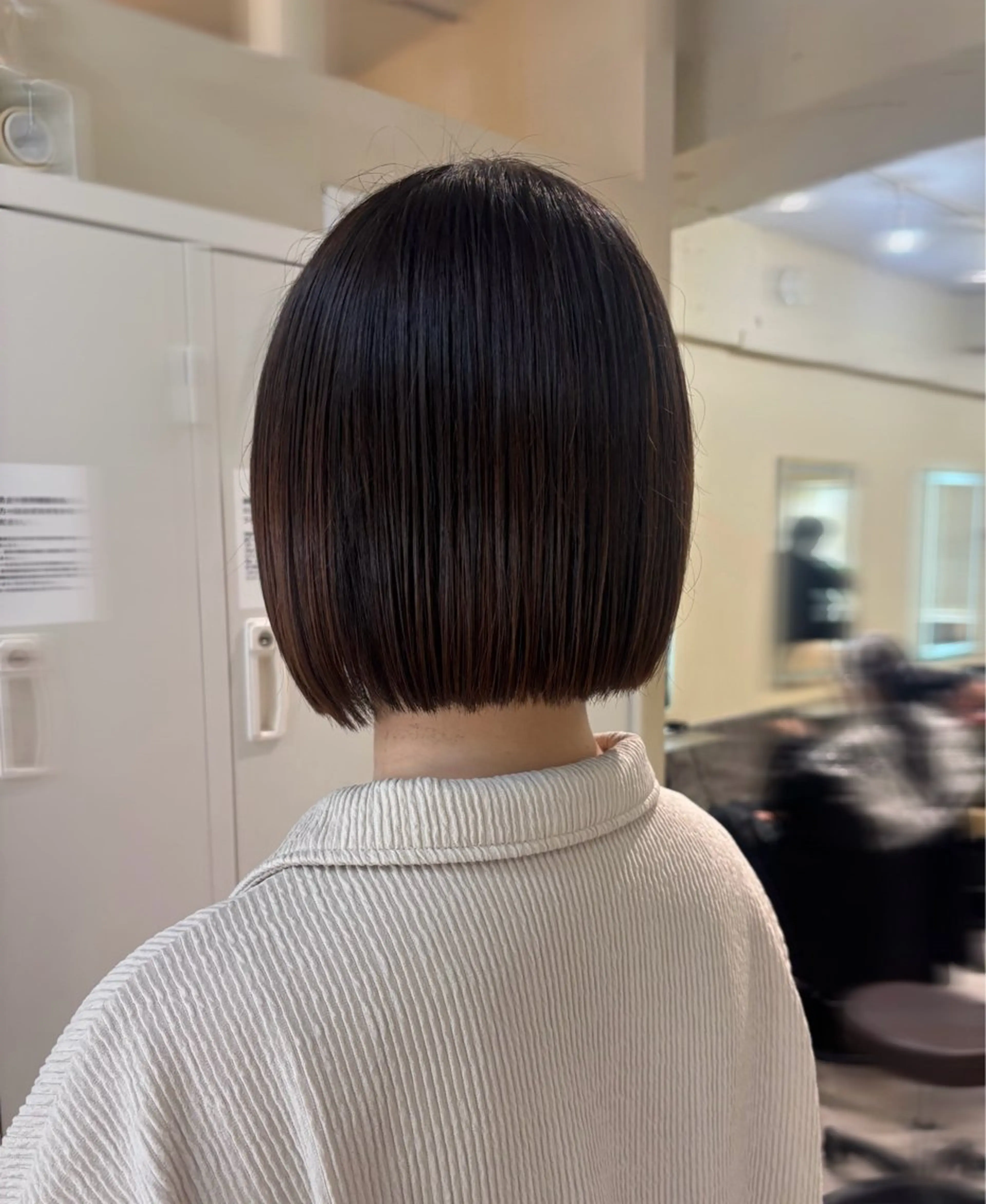 ショート 切りっぱなしボブ ボブ 飯沼 美紅のヘアスタイル