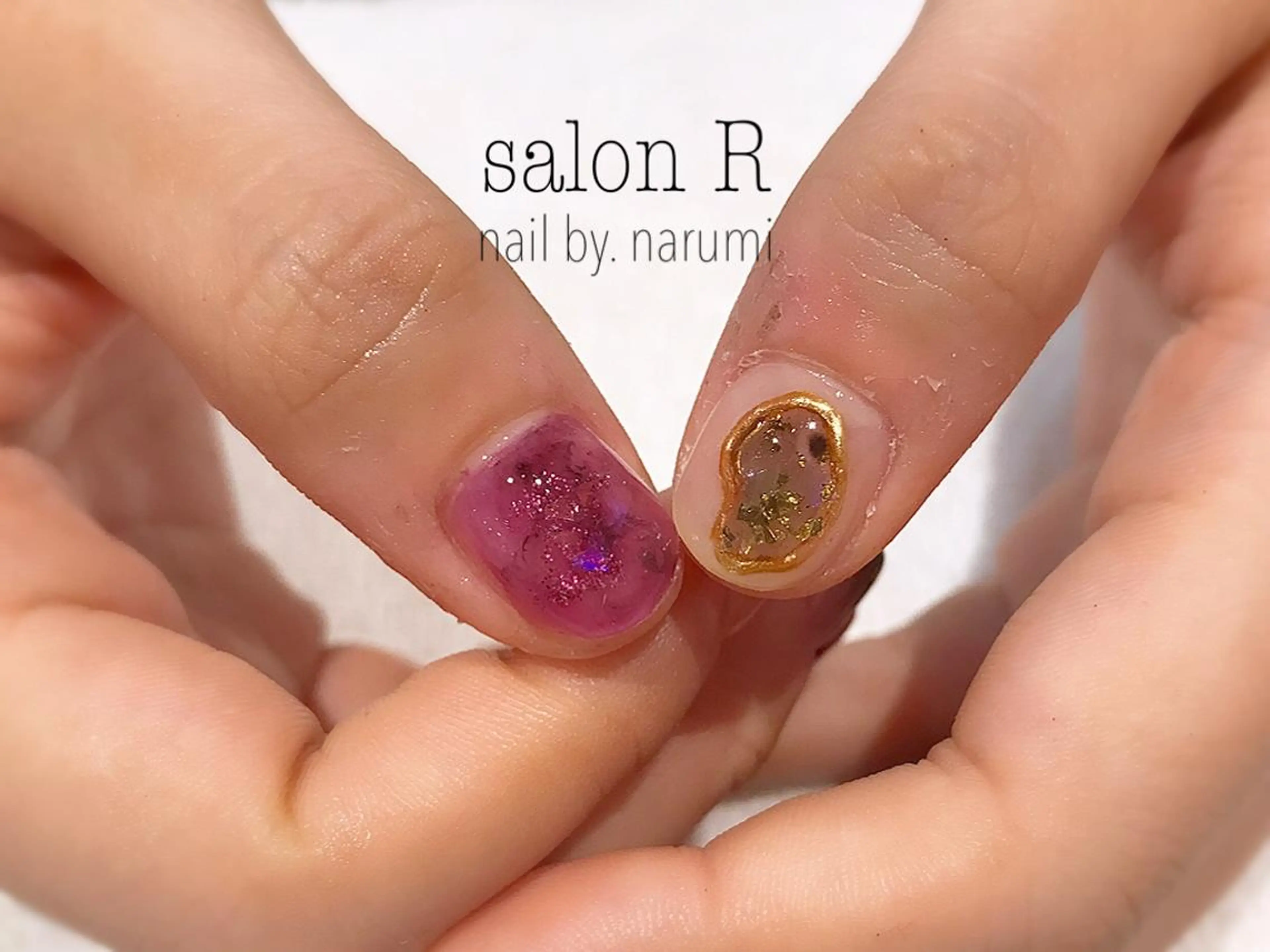 ネイル アートネイル ニュアンスネイル NARUMI HYODOのネイルデザイン