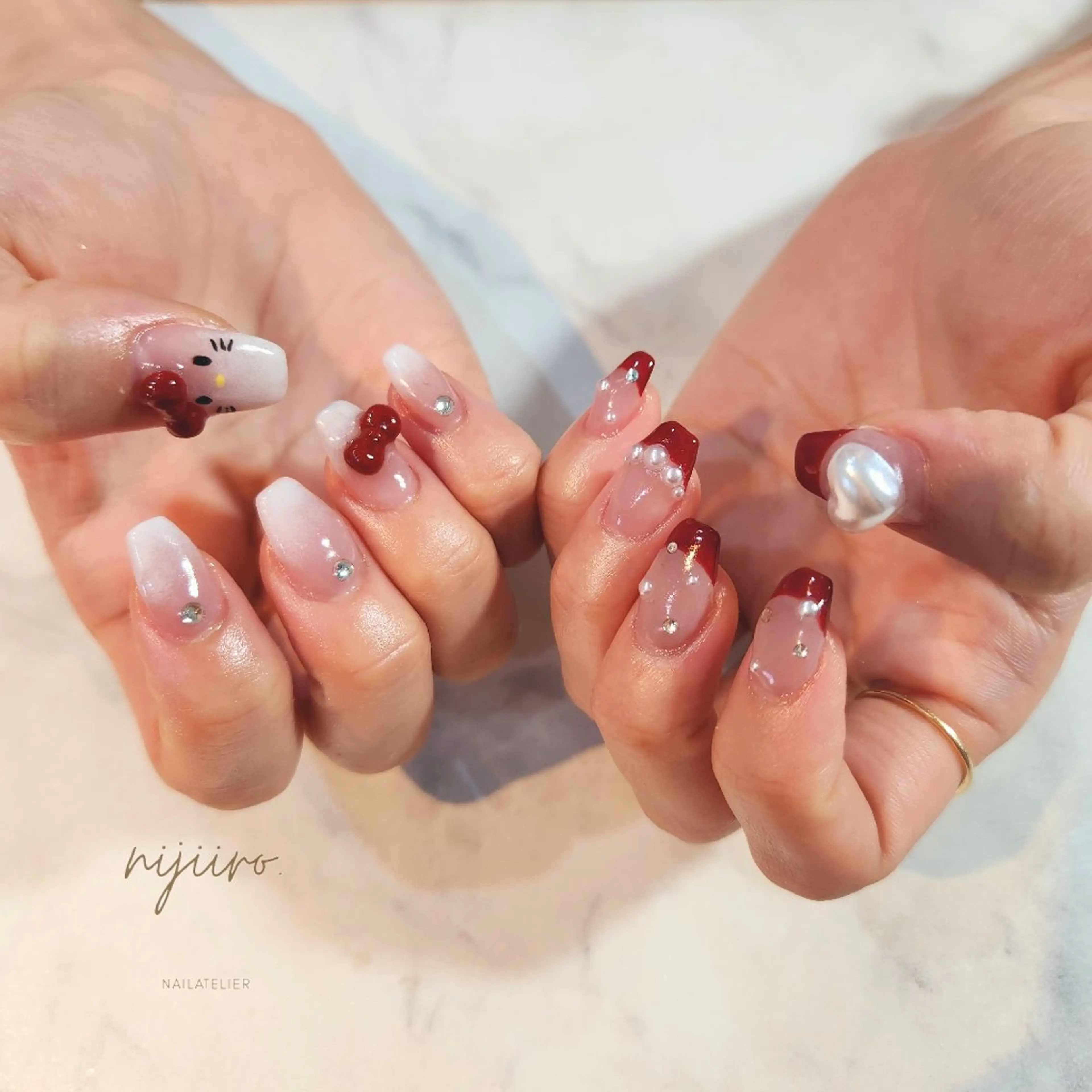 ネイル ハンドネイル nijiiro🌈 サトウのネイルデザイン