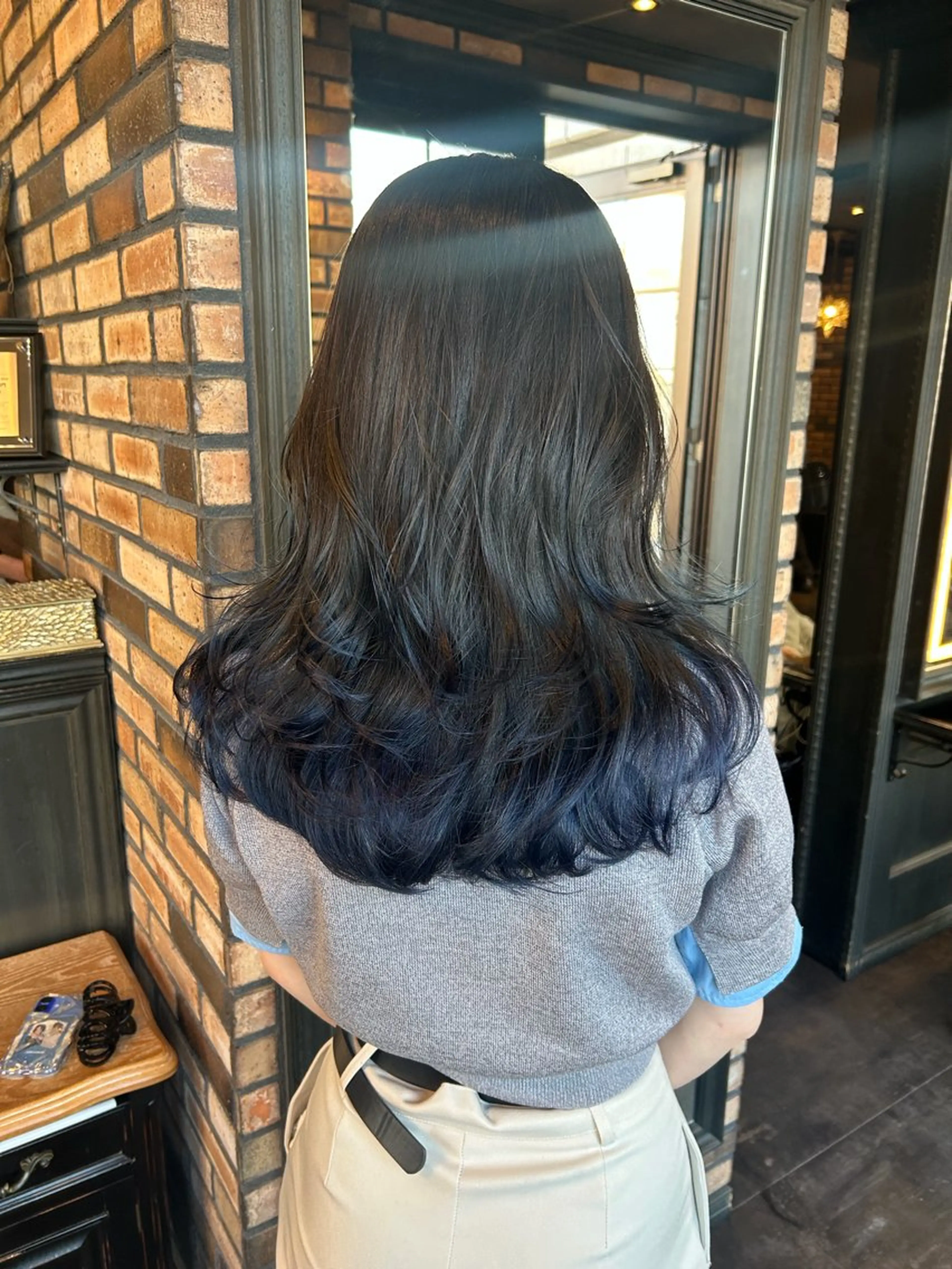 セミロング カラー 【透明感カラー】 harunaのヘアスタイル