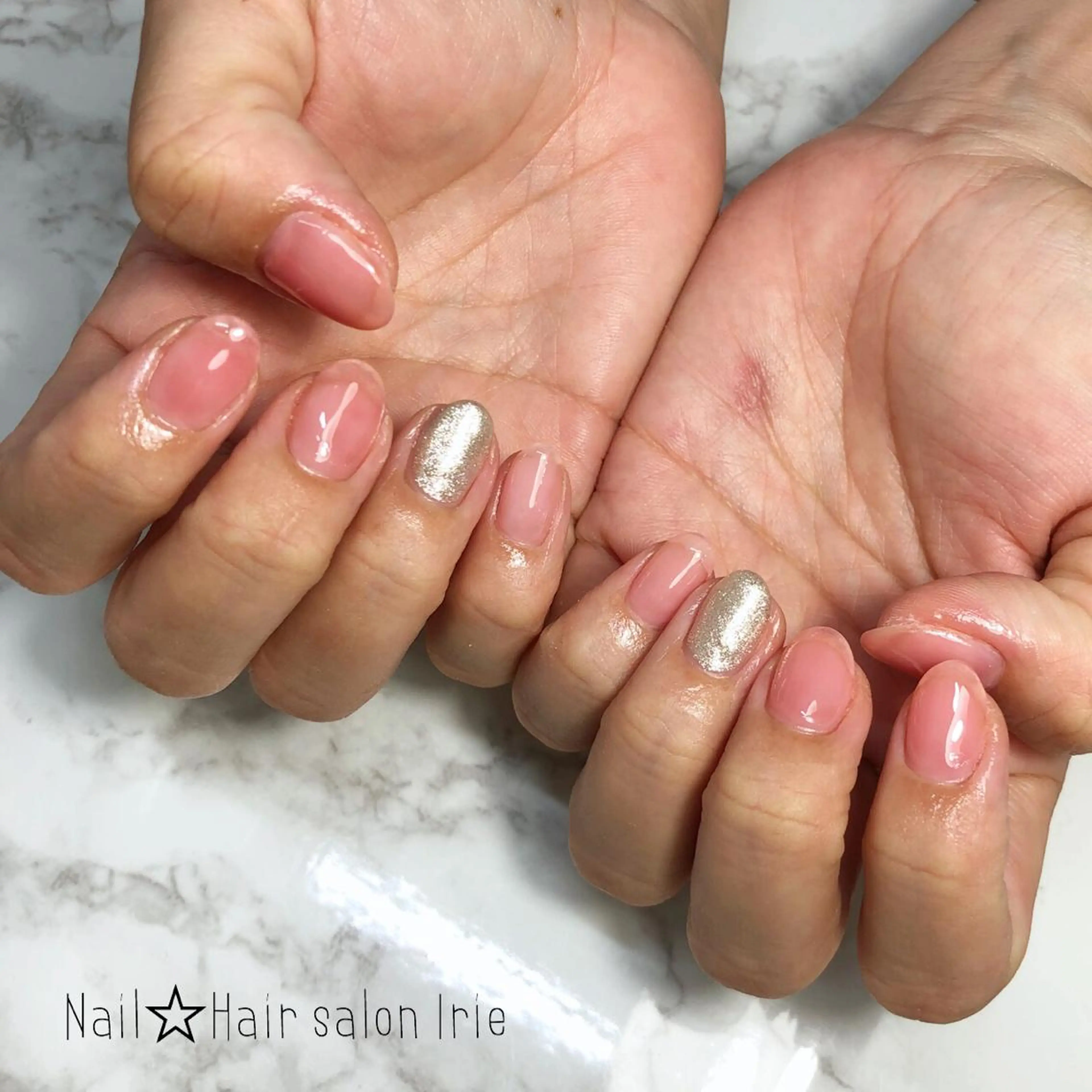 ネイル ハンドネイル ハンドケア Hair salon Irie所属・與儀 知佳のネイルデザイン