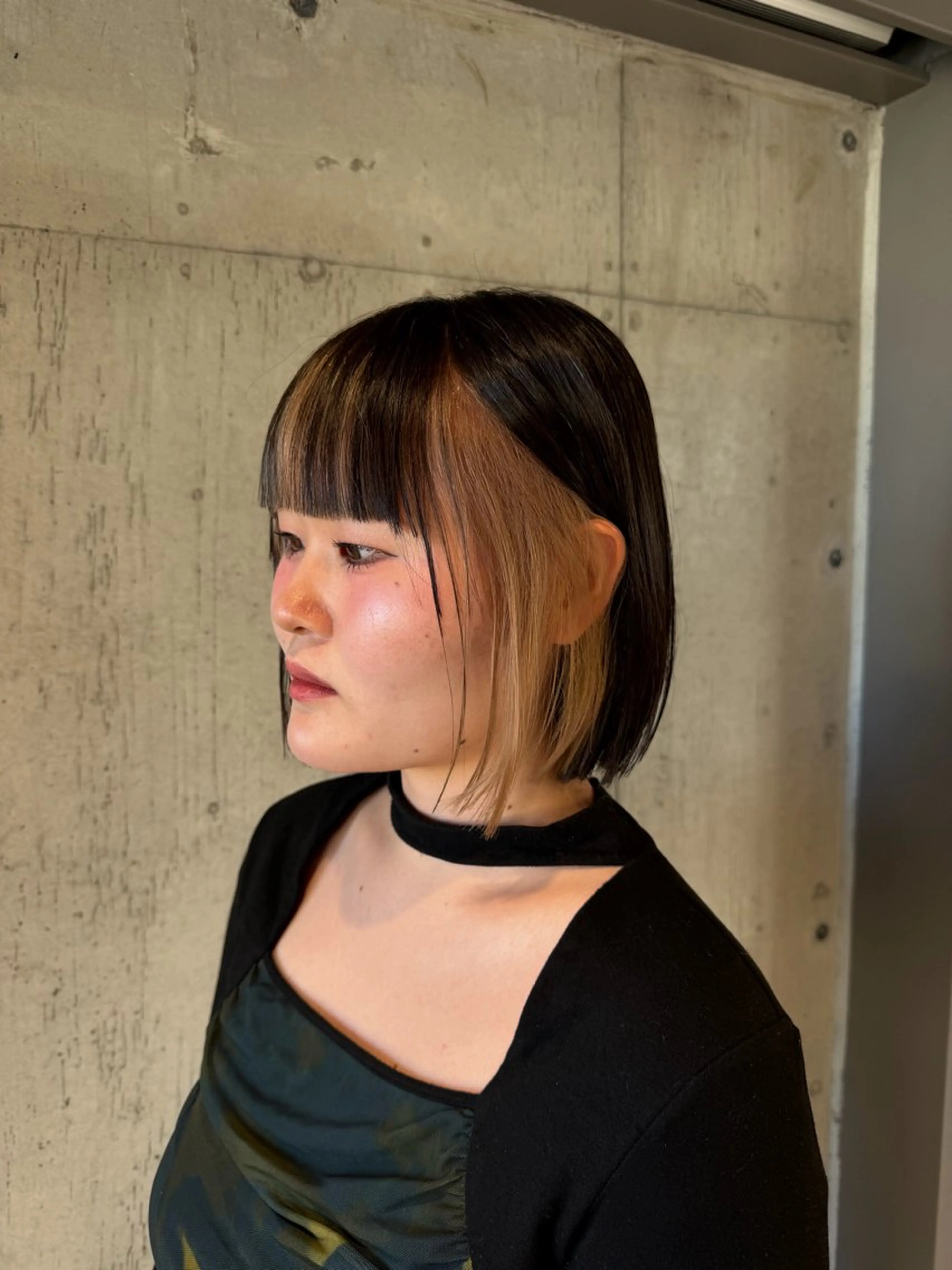 ミディアム カラー ヘアアレンジ カット ヘアカラー トリートメント ボブ×透明感カラー 特化・リクト💥のヘアスタイル