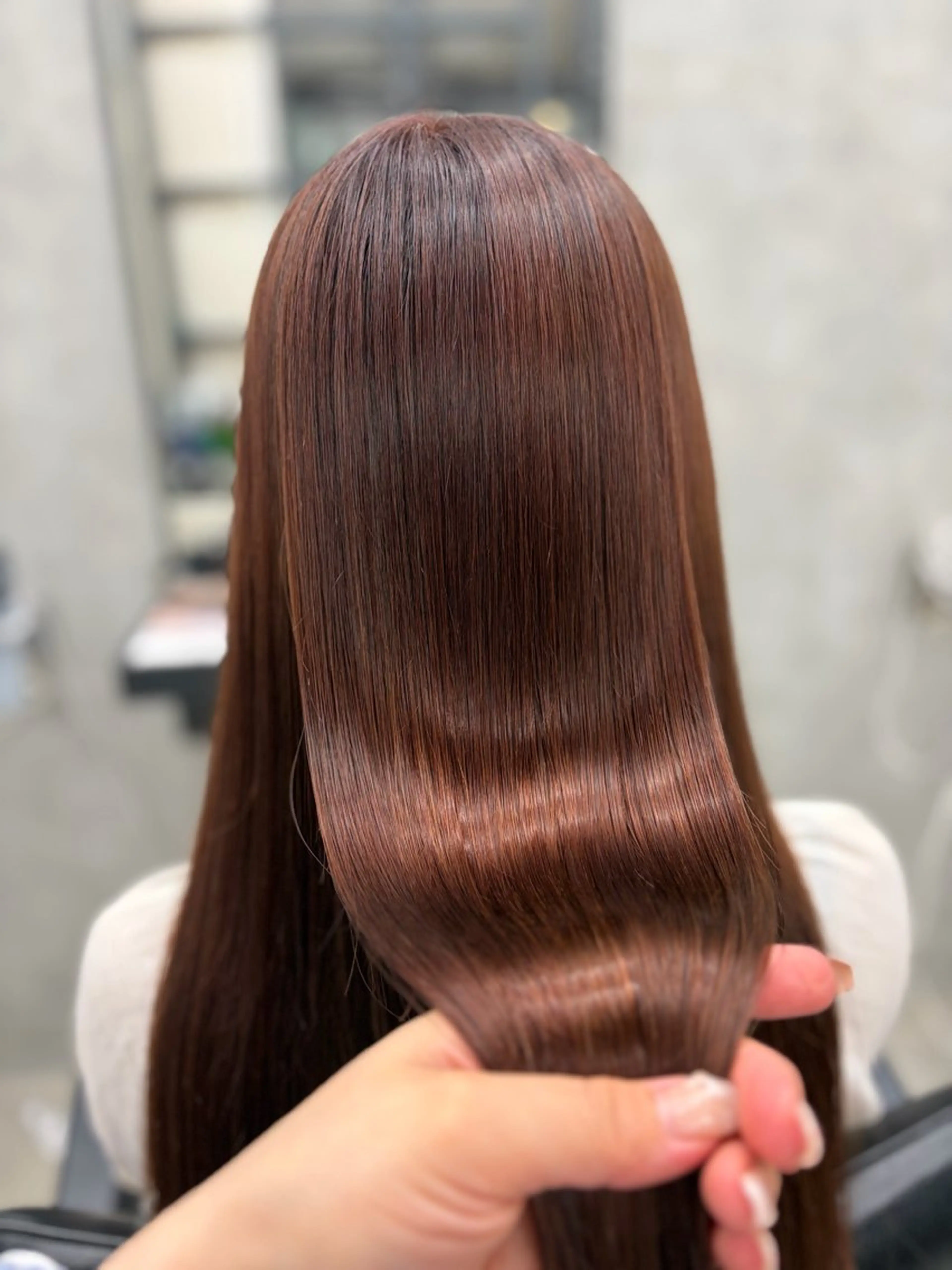 ロング カラー 髪質改善 縮毛矯正 トリートメント すぐ巻ける縮毛矯正 🍀勝倉　麗のヘアスタイル