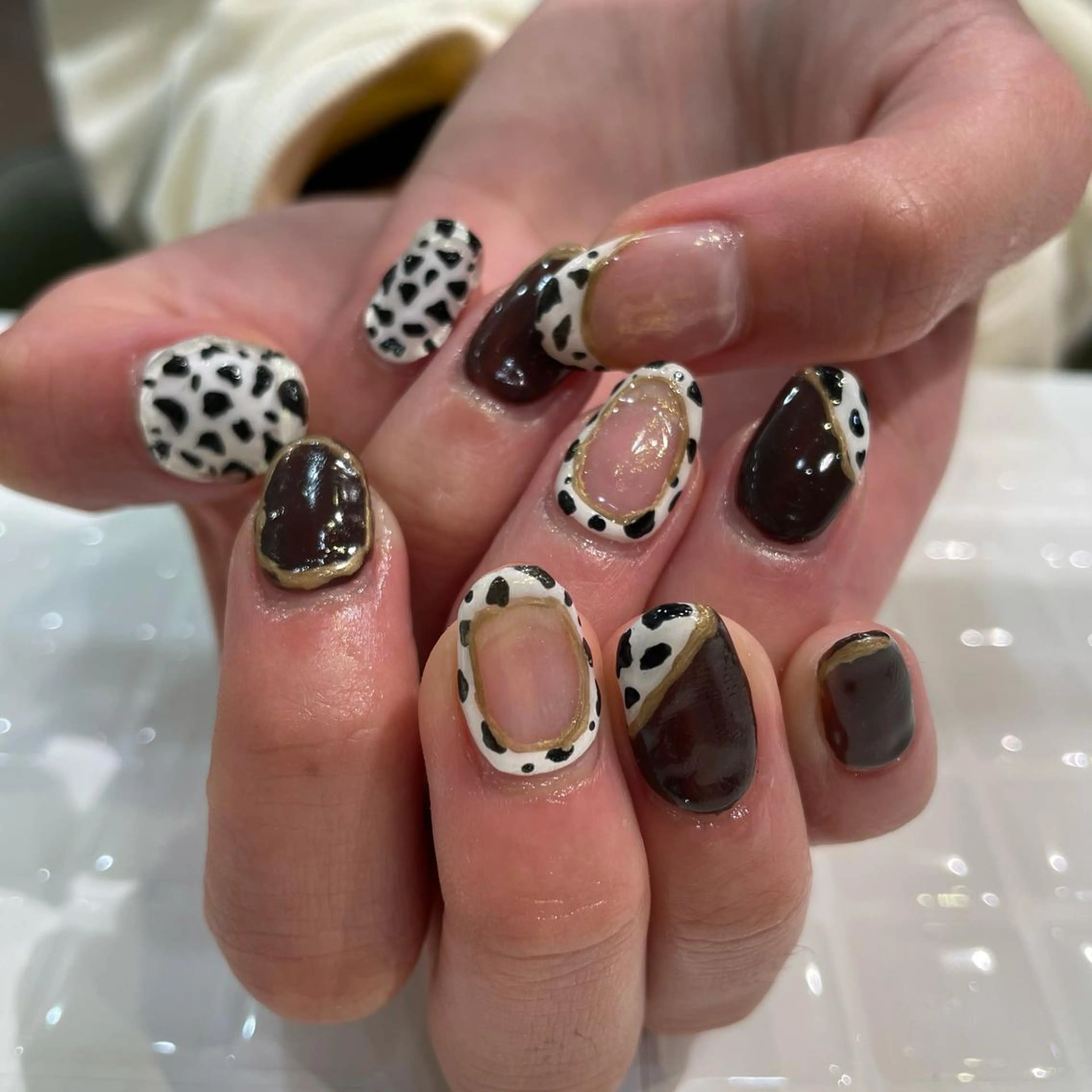 ネイル アートネイル ハンドネイル 韓国ヘア🦋 MIYUのヘアスタイル