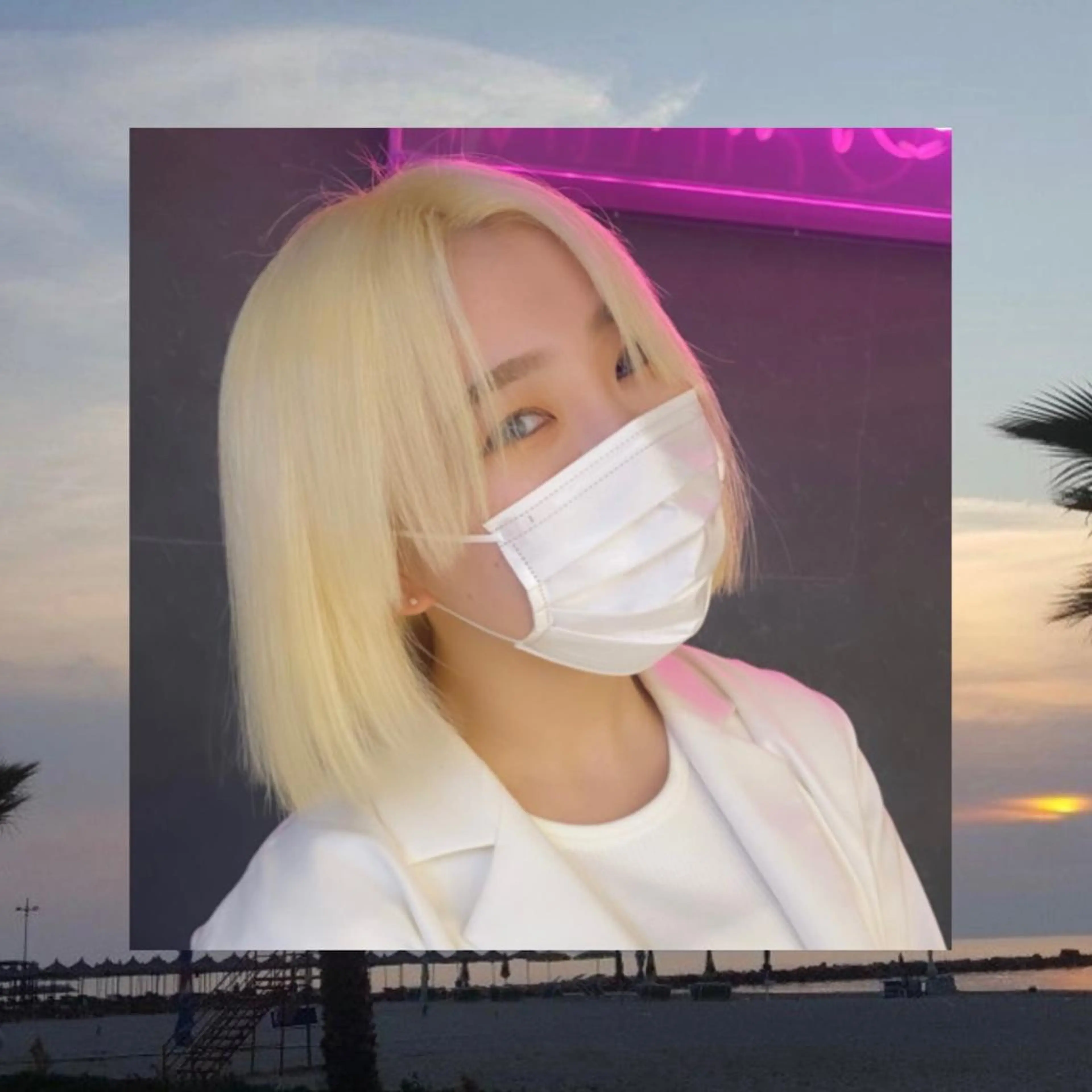 ショート カラー パーマ ヘアアレンジ メンズ キッズ ネイル マツエク・マツパ アイブロウ ハイトーンNo.1 👩🏼NaGiSaのヘアスタイル