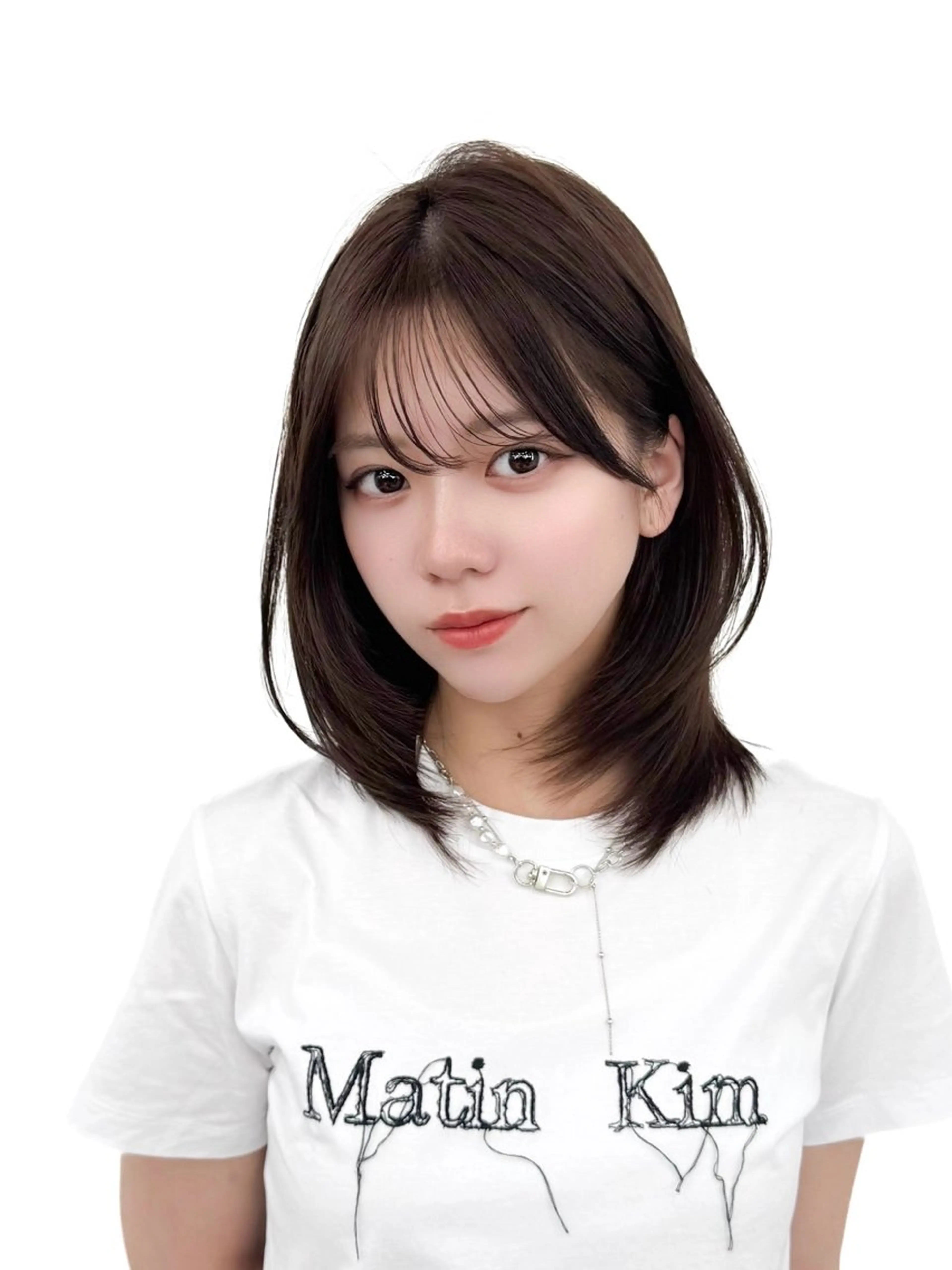 ミディアム カラー ヘアアレンジ 伸ばしかけ レイヤーカット 顔周り&ミディアム 特化/池袋/kokiのヘアスタイル