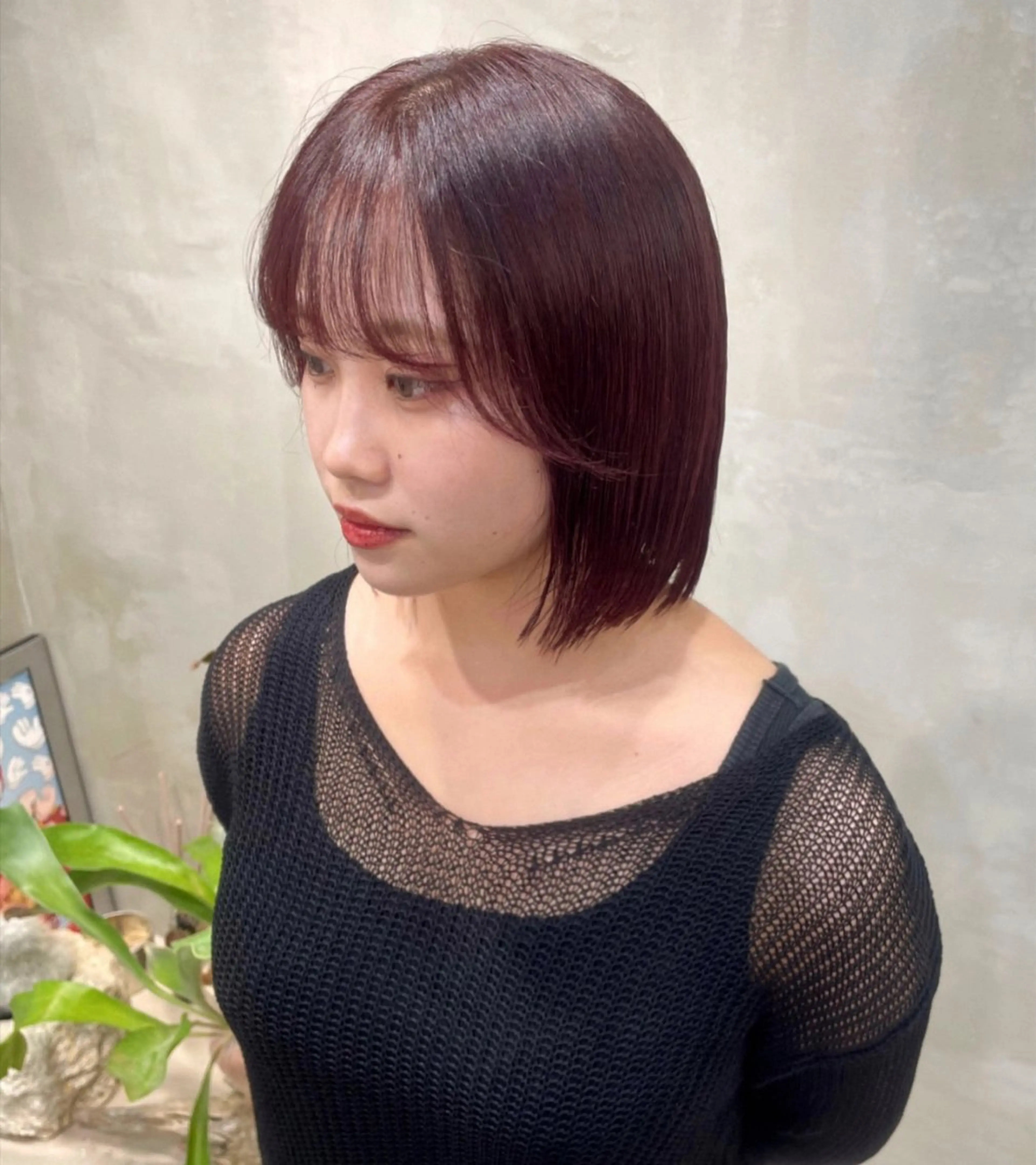 ショート カラー カット 縮毛矯正 トリートメント カノン/透明感カラー /酸性ストレートのヘアスタイル