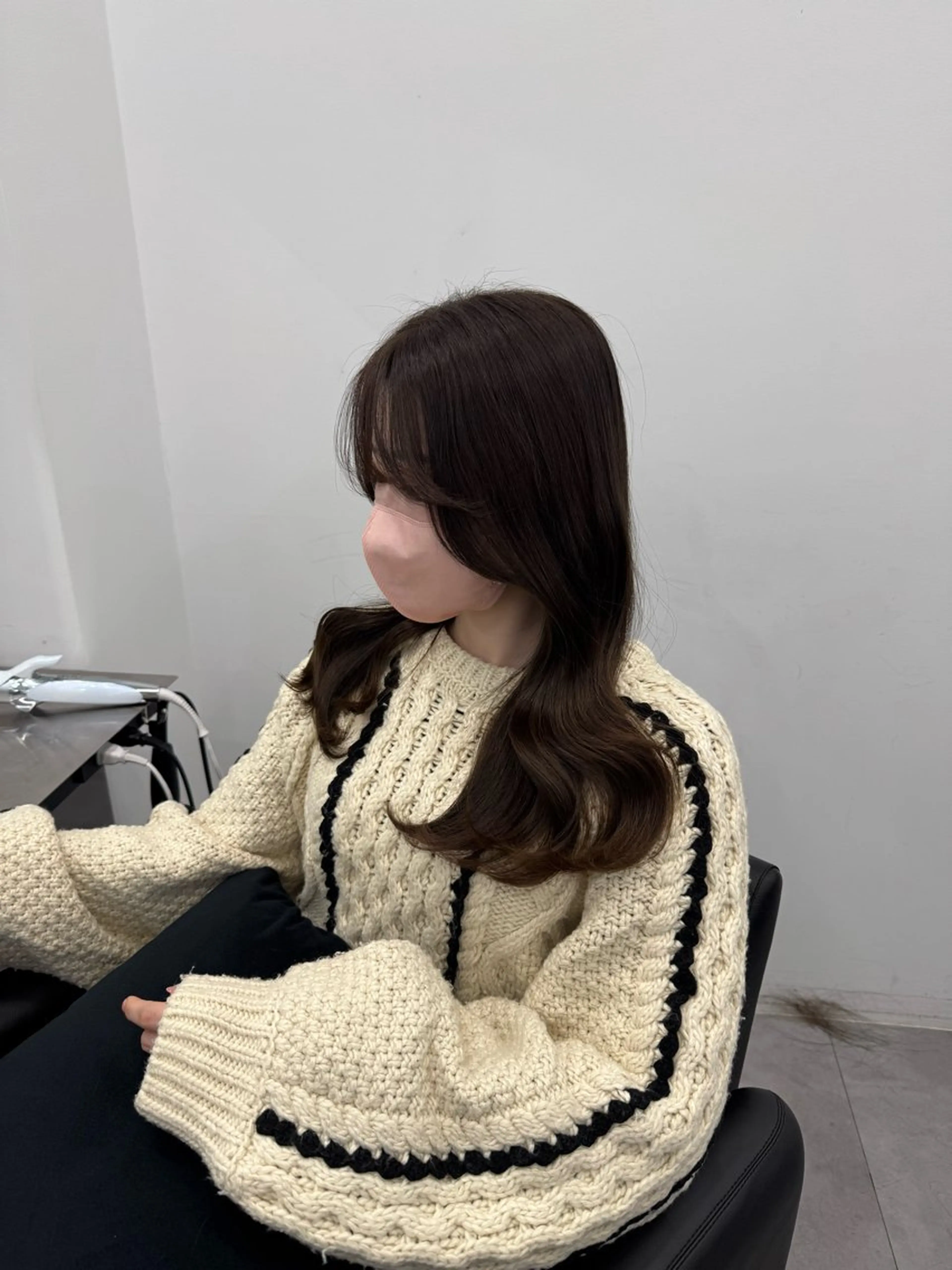 セミロング くびれヘア くびれレイヤー レイヤーカット カット ヘアカラー トリートメント 韓国風cut/ 縮毛矯正/正岡幹康のヘアスタイル