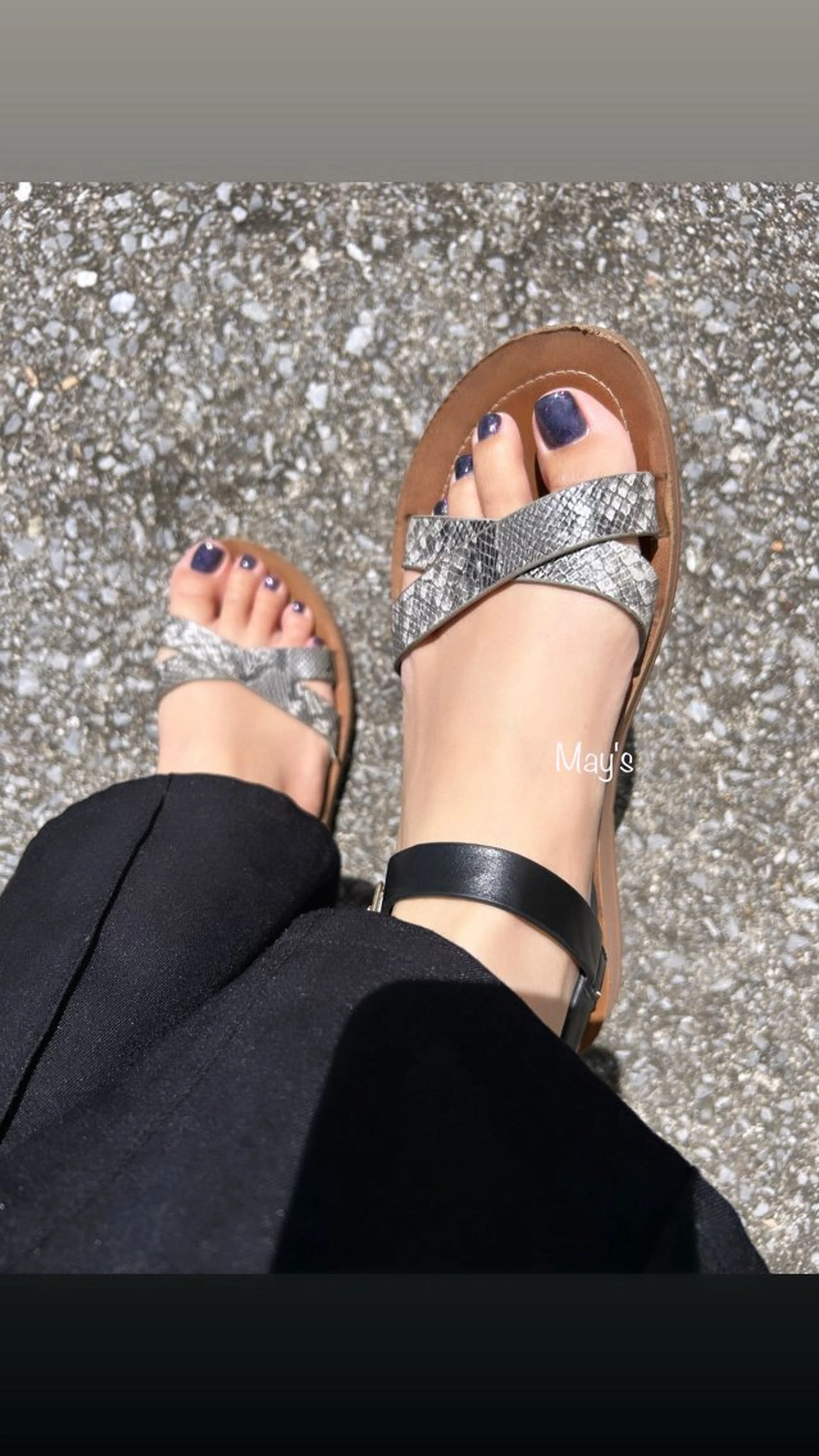 ネイル ラメ(グリッター) ワンカラーネイル nail salon May'sのネイルデザイン