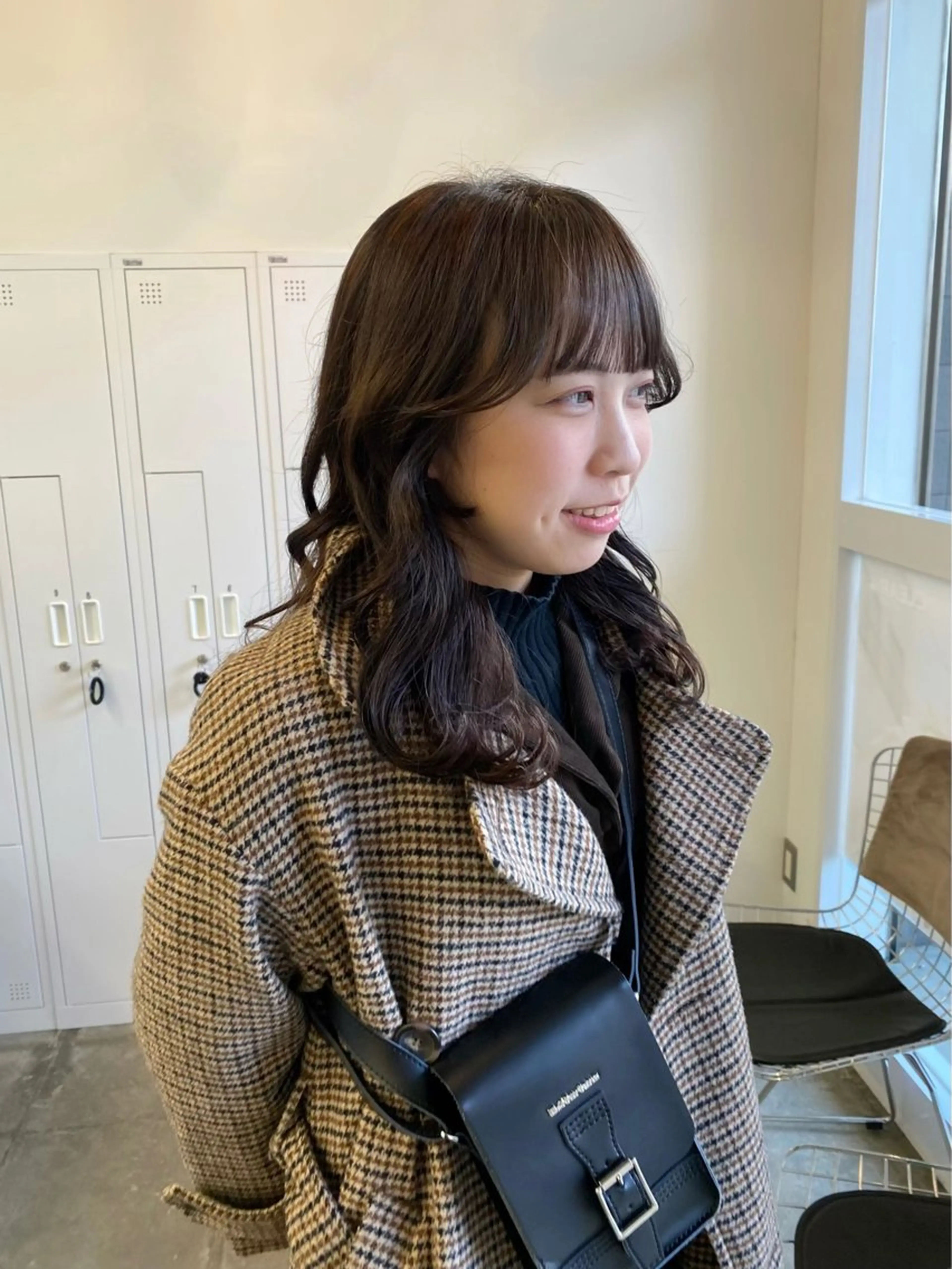 ロング カラー レイヤーカット カット トリートメント サトウ リョウのヘアスタイル